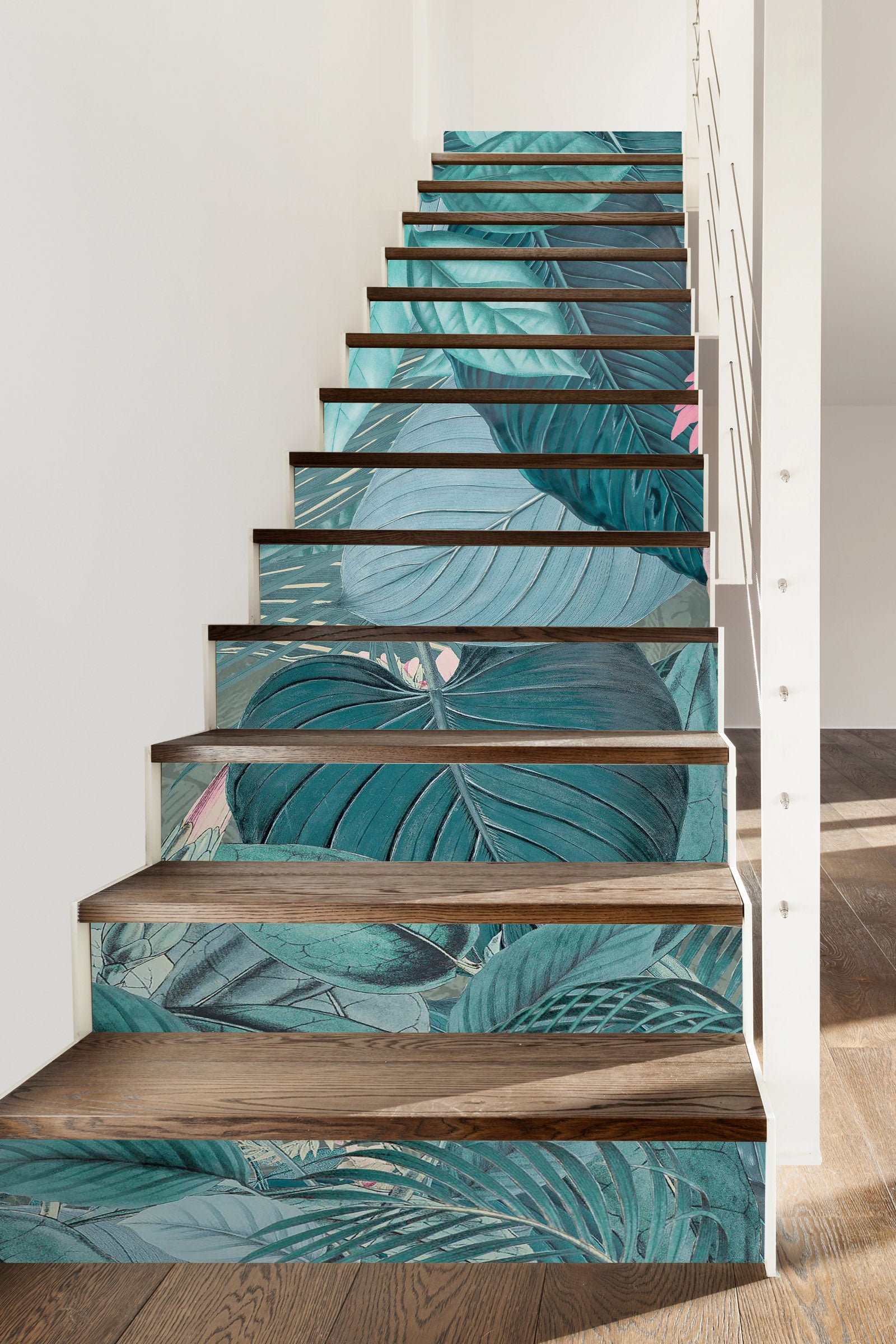 3D Leaves Jungle 109225 Andrea Haase Stair Risers