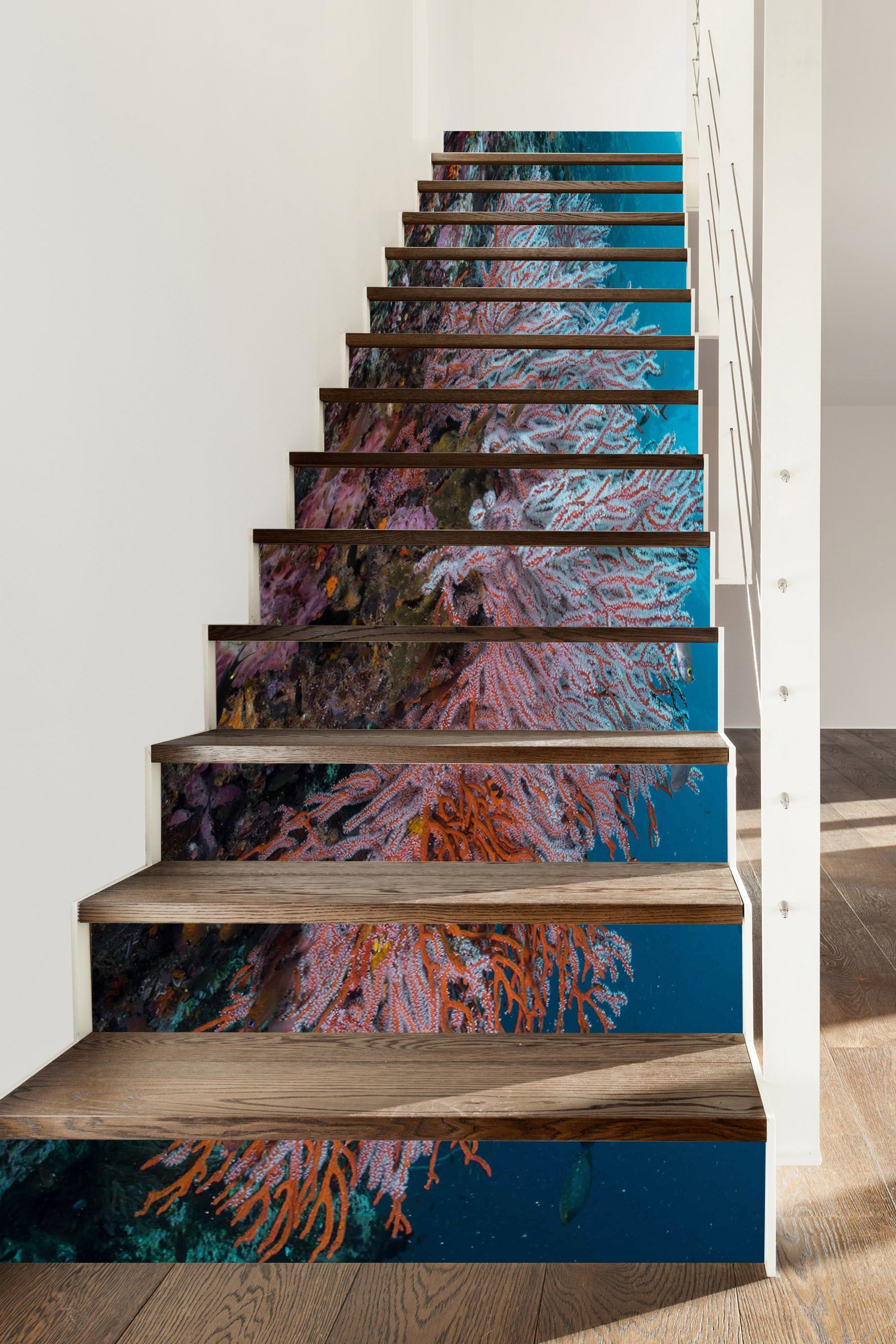 3D Sea Creatures 459 Stair Risers