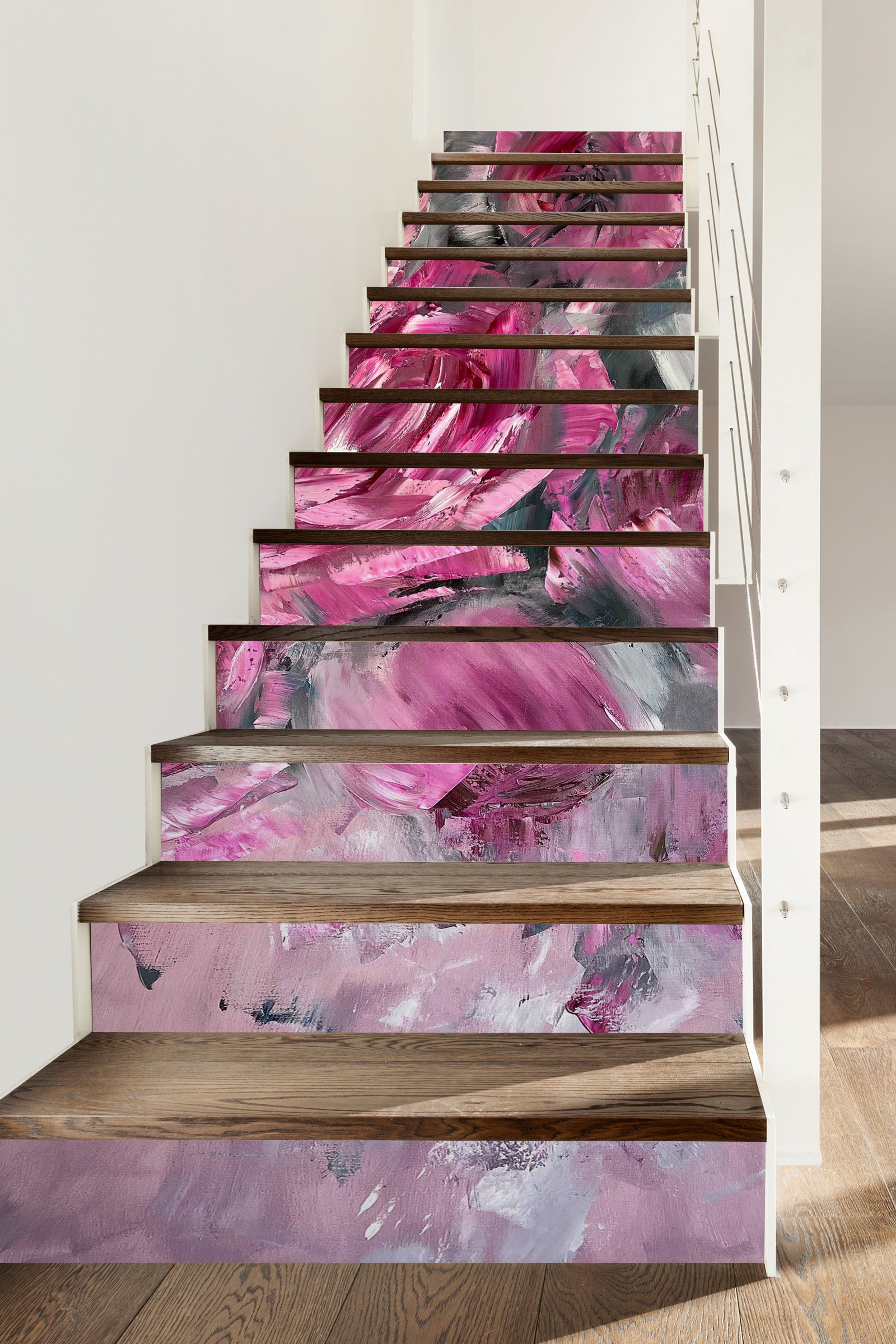 3D Rose Painting 3931 Skromova Marina Stair Risers