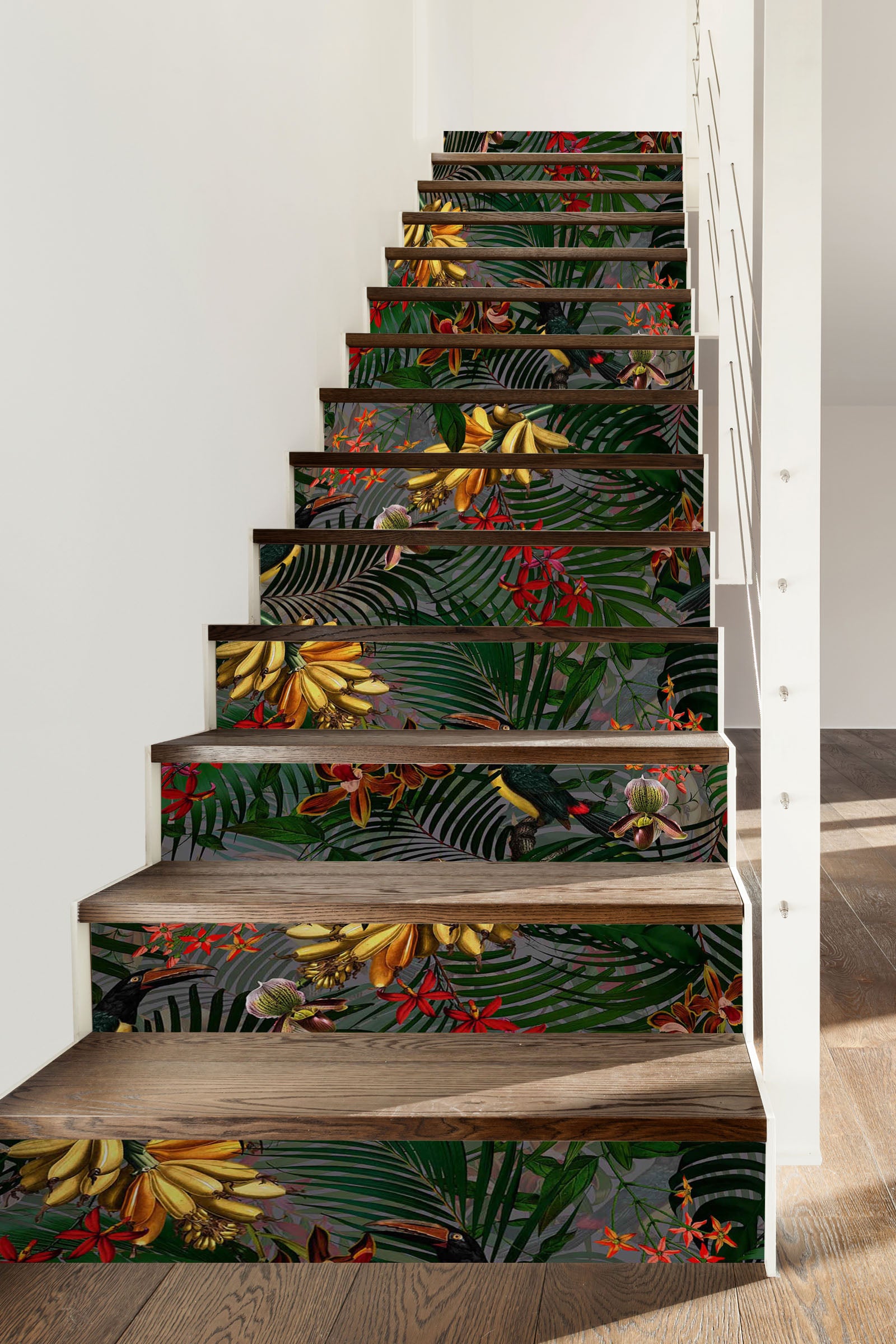3D Bush Leaves 10425 Uta Naumann Stair Risers
