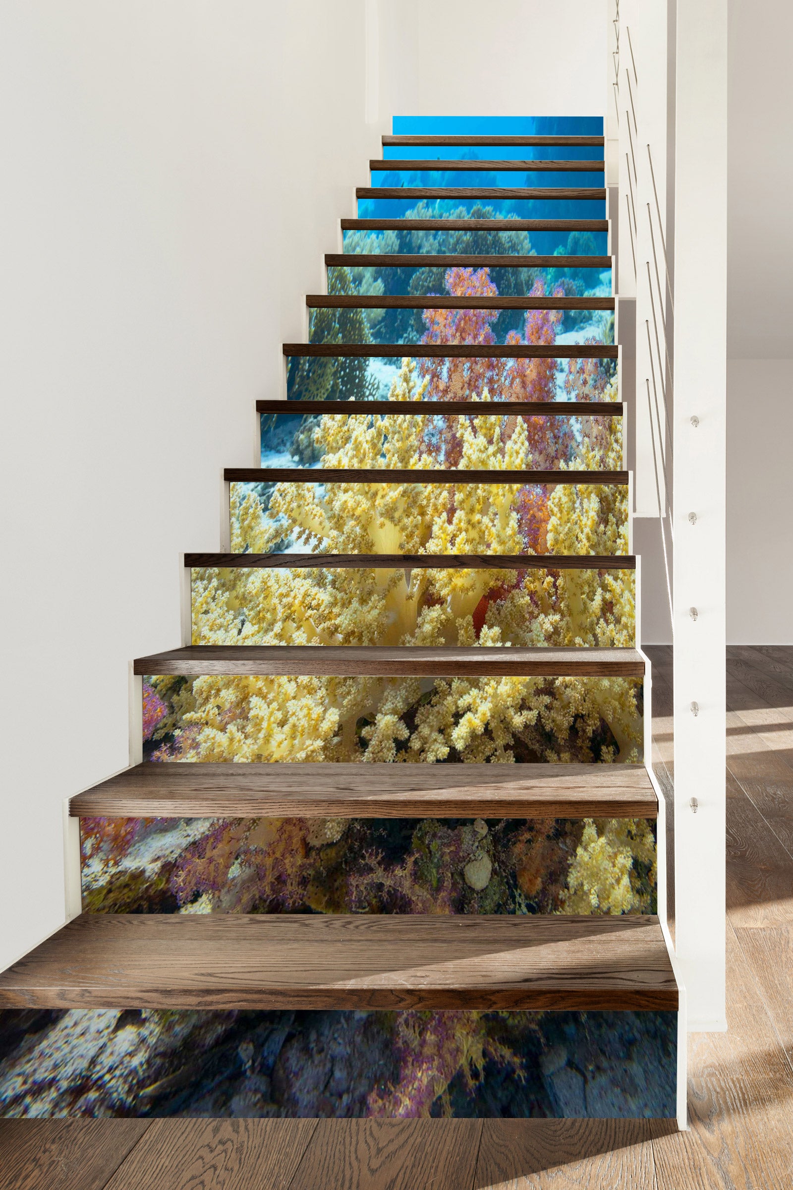 3D Gorgeous Seaweed 378 Stair Risers