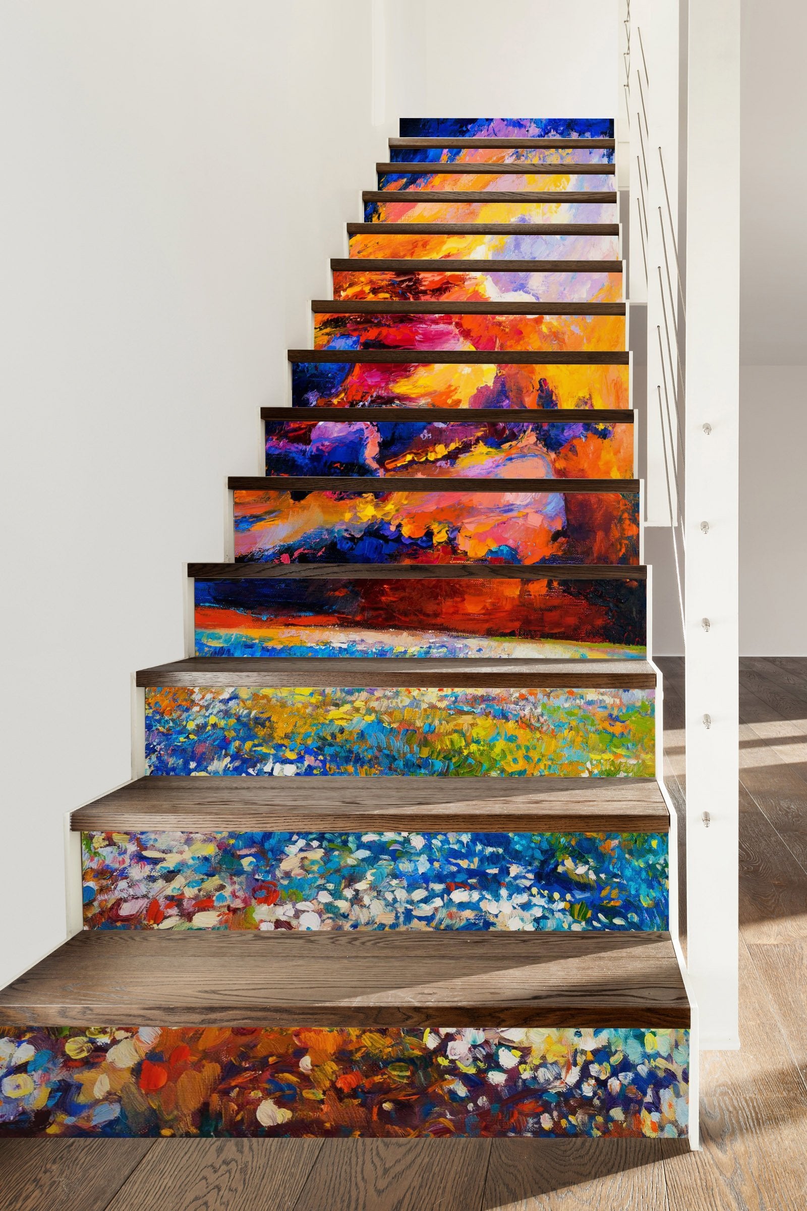 3D Paint 8351 Stair Risers Wallpaper AJ Wallpaper 