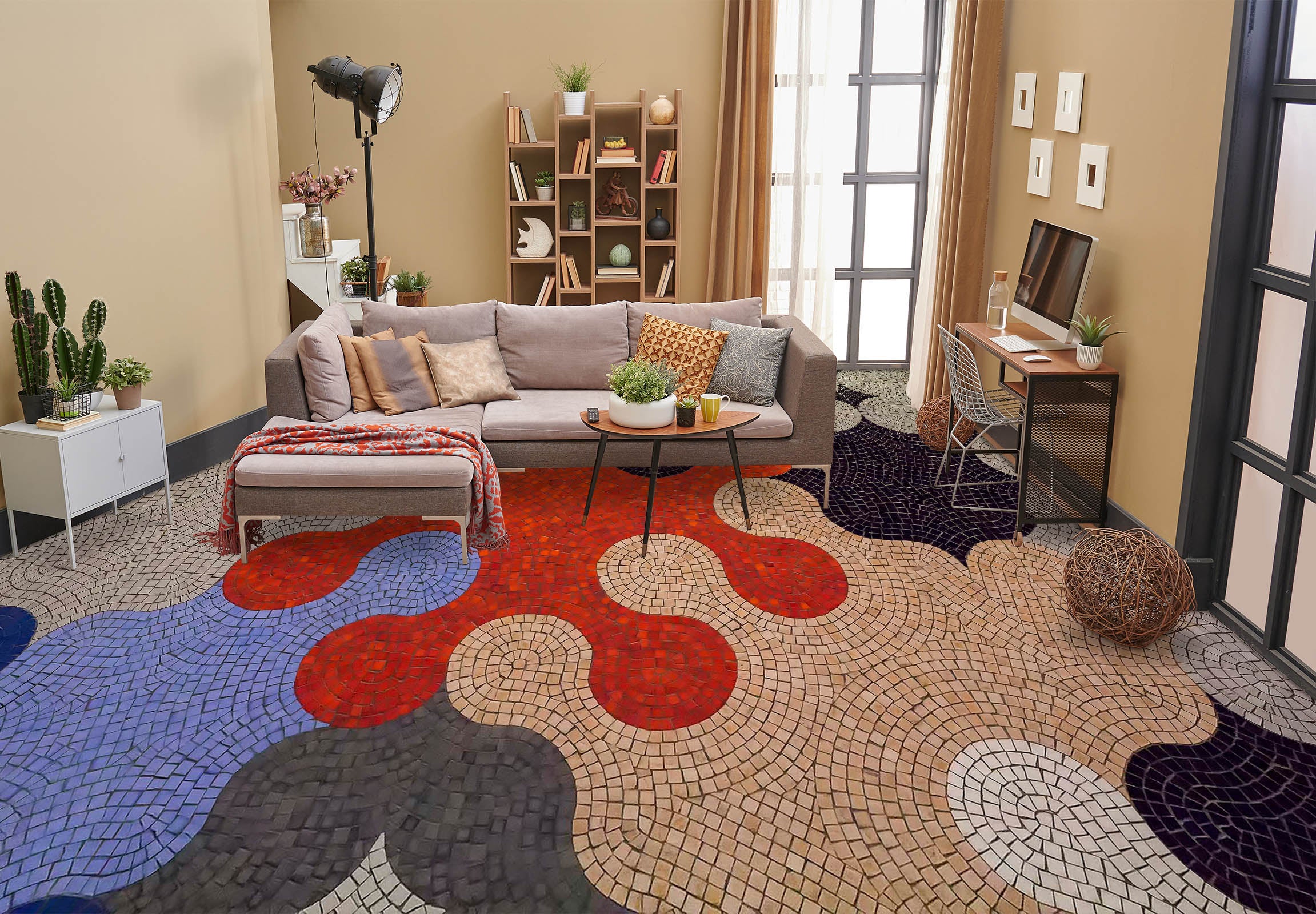 3D Fun Stitching 926 Floor Mural  Wallpaper Murals Rug & Mat Print Epoxy waterproof bath floor