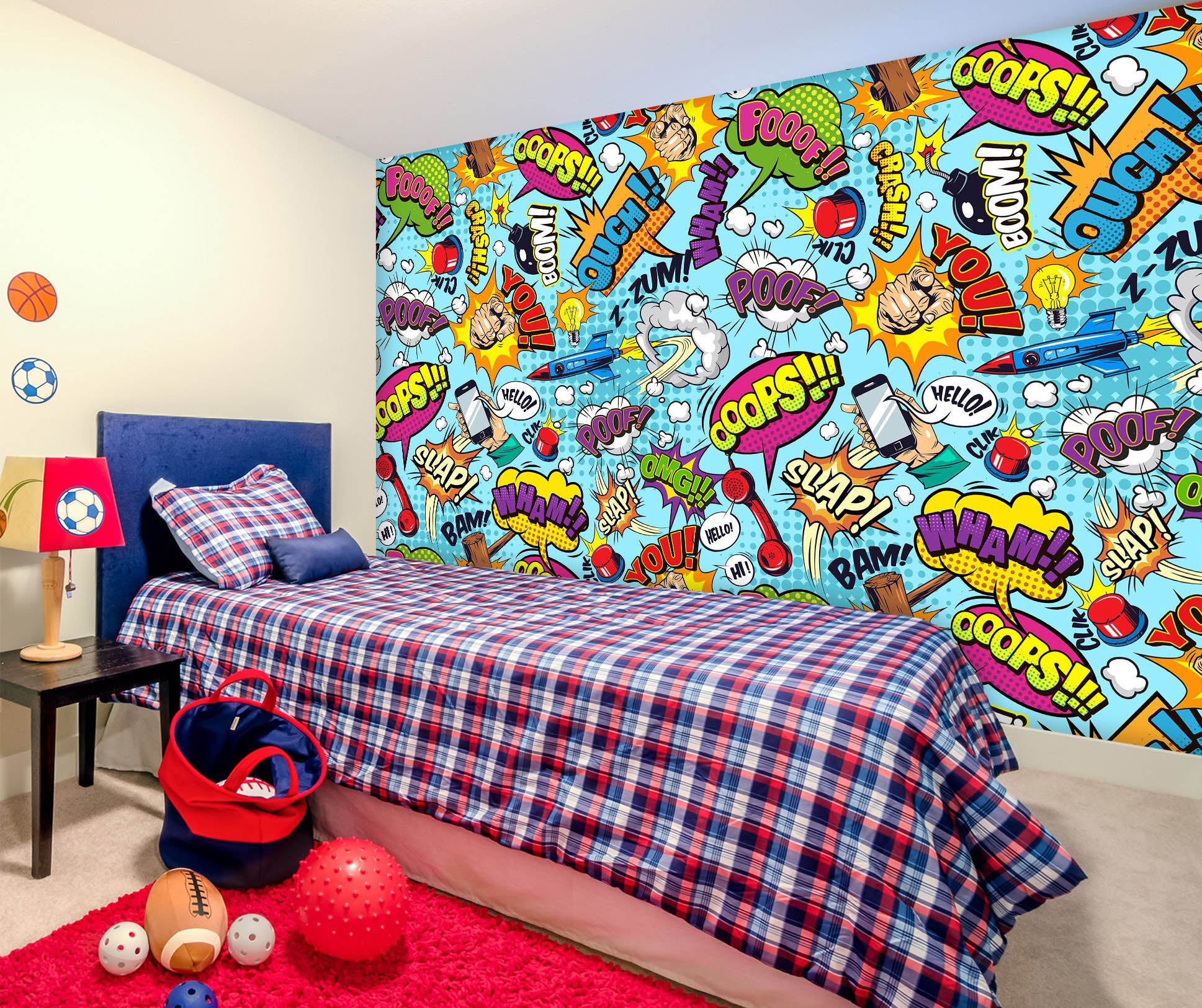 3D Pattern Letters 57077 Wall Murals