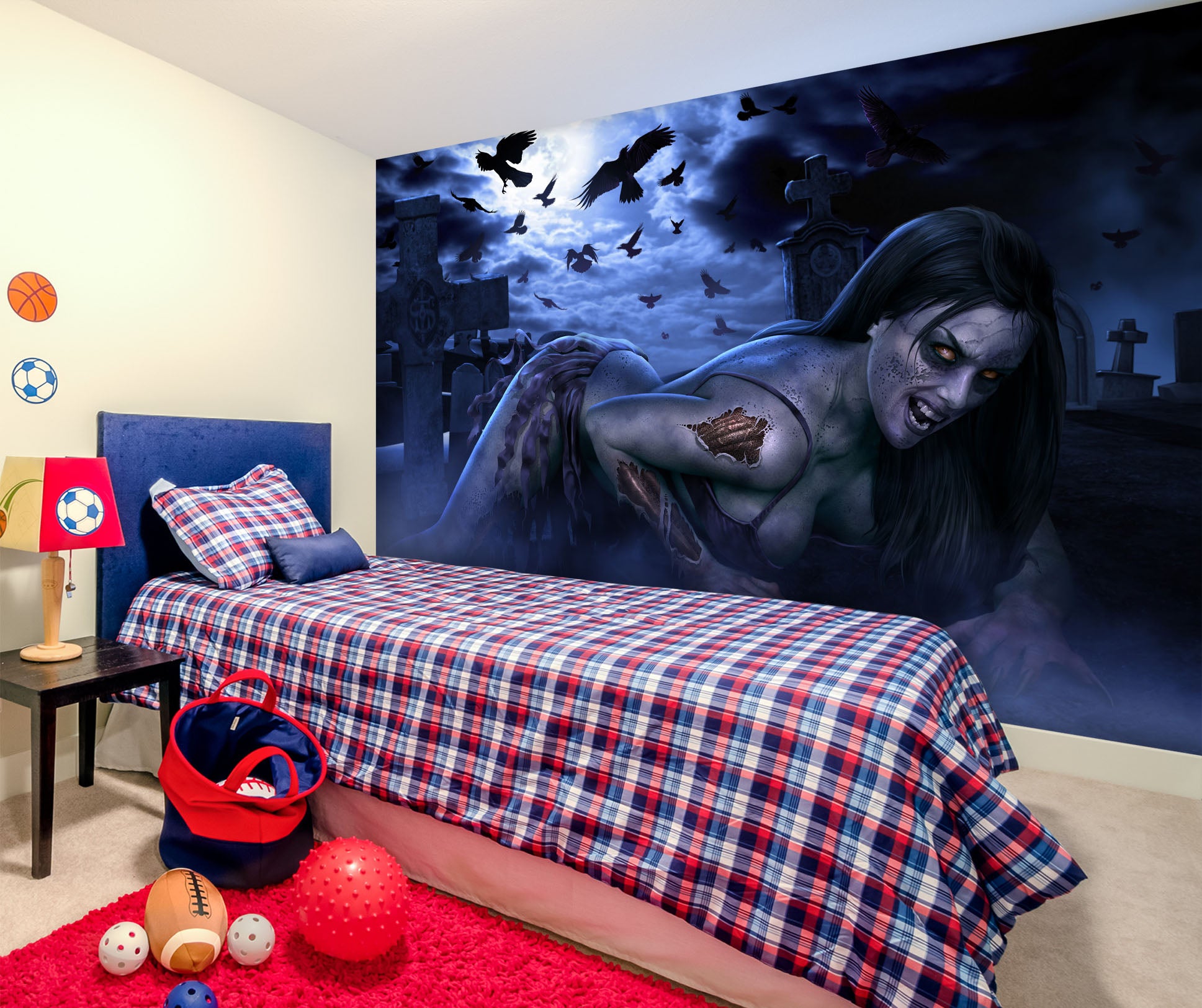 3D Woman Night  5007 Tom Wood Wall Mural Wall Murals