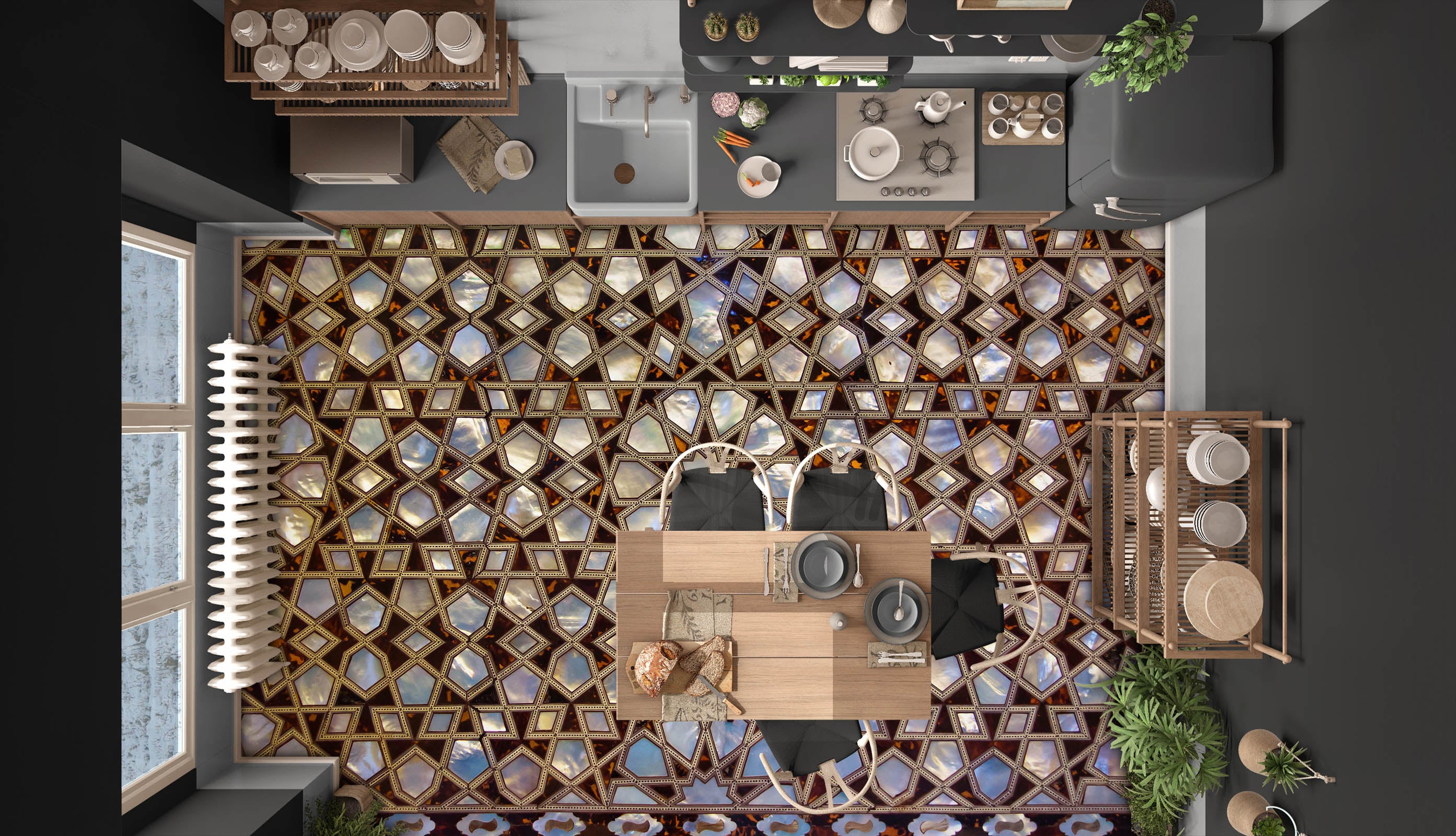 3D Shiny Irregular Pattern 1455 Floor Mural  Wallpaper Murals Self-Adhesive Removable Print Epoxy