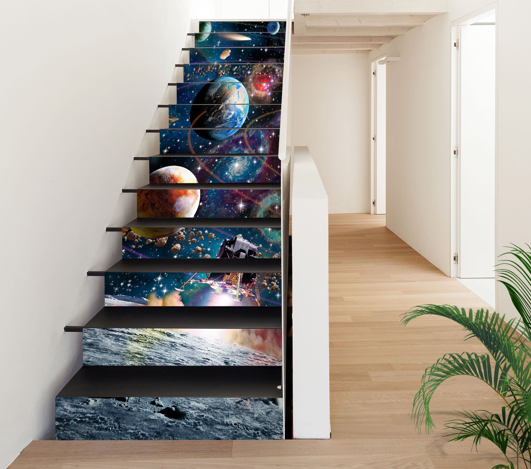 3D Space Planet 96172 Adrian Chesterman Stair Risers