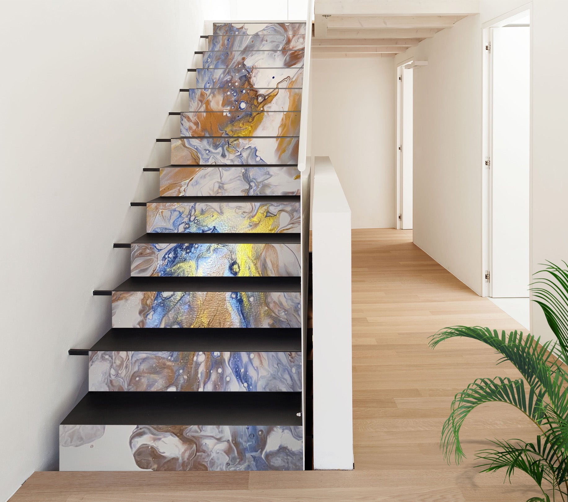 3D Water Pigment 3322 Valerie Latrice Stair Risers