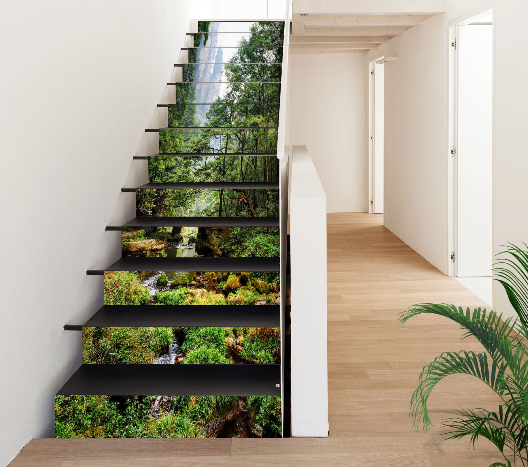 3D Cascading Greenery 272 Stair Risers