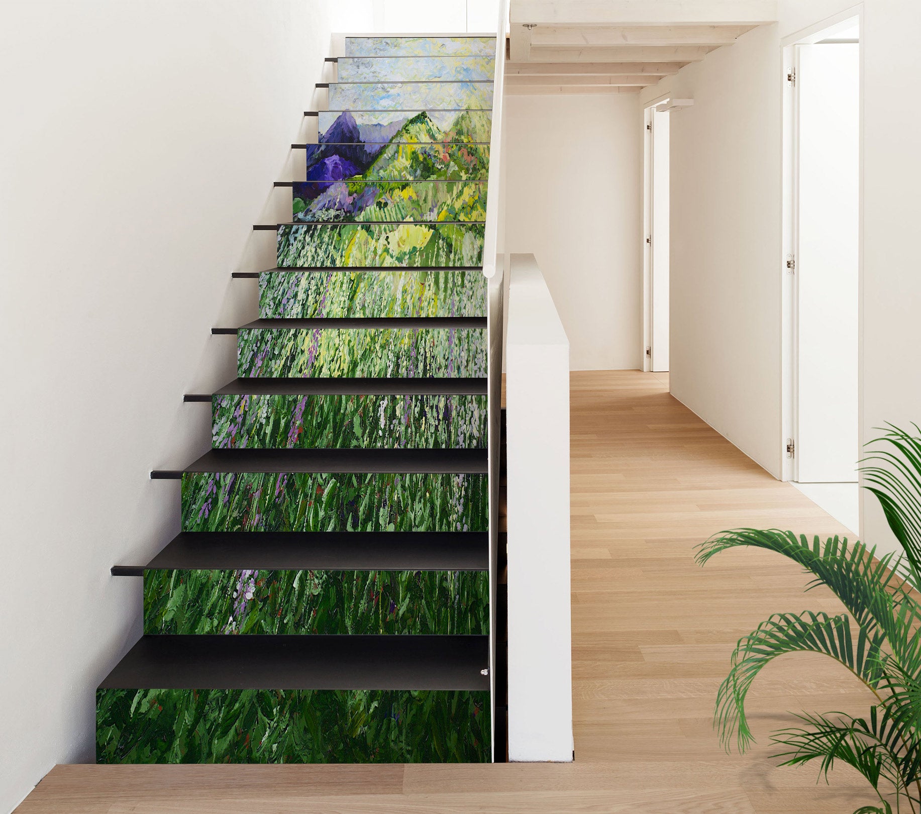 3D Green Grass Field 89184 Allan P. Friedlander Stair Risers
