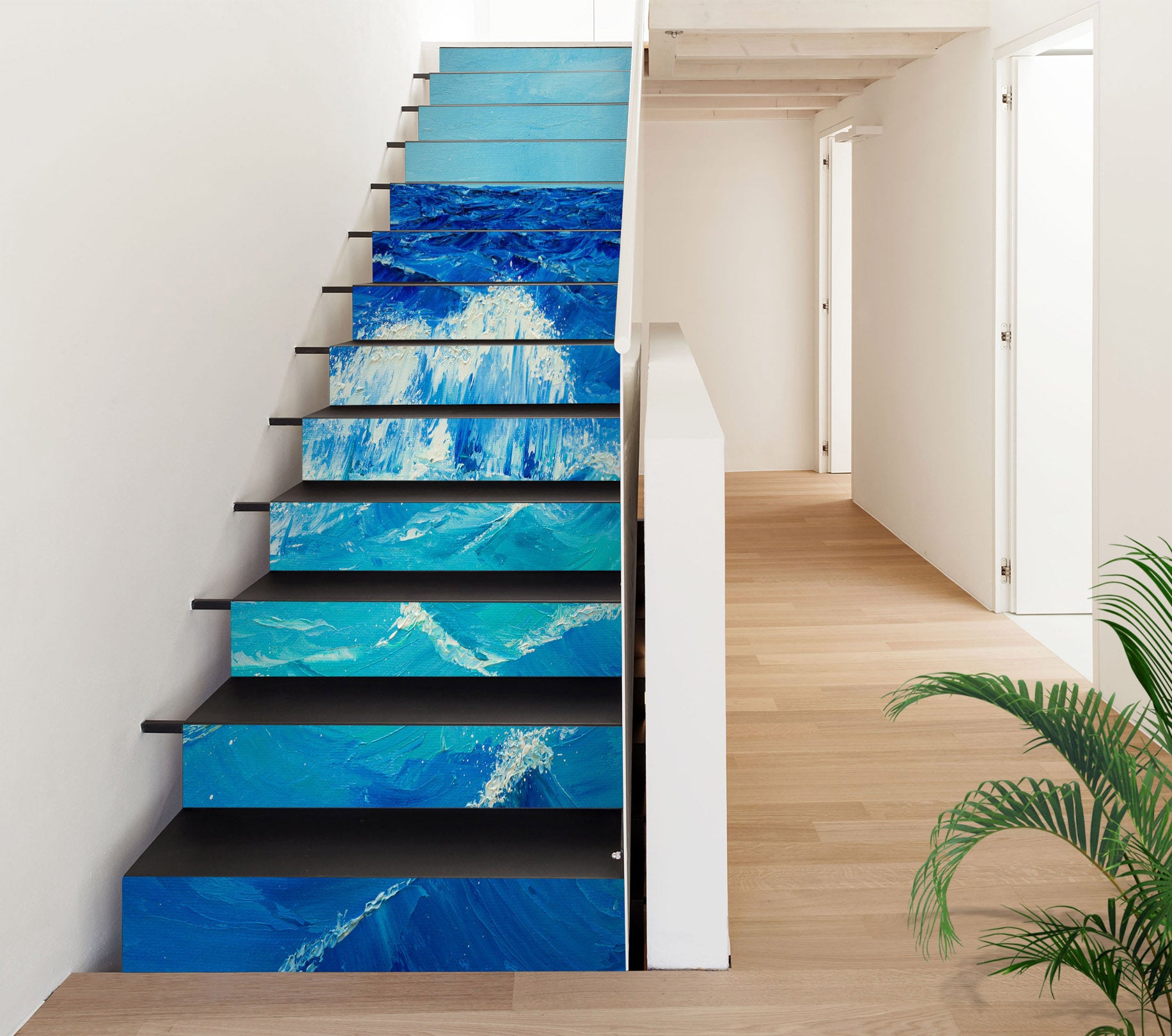 3D Ocean Waves 8807 Marina Zotova Stair Risers