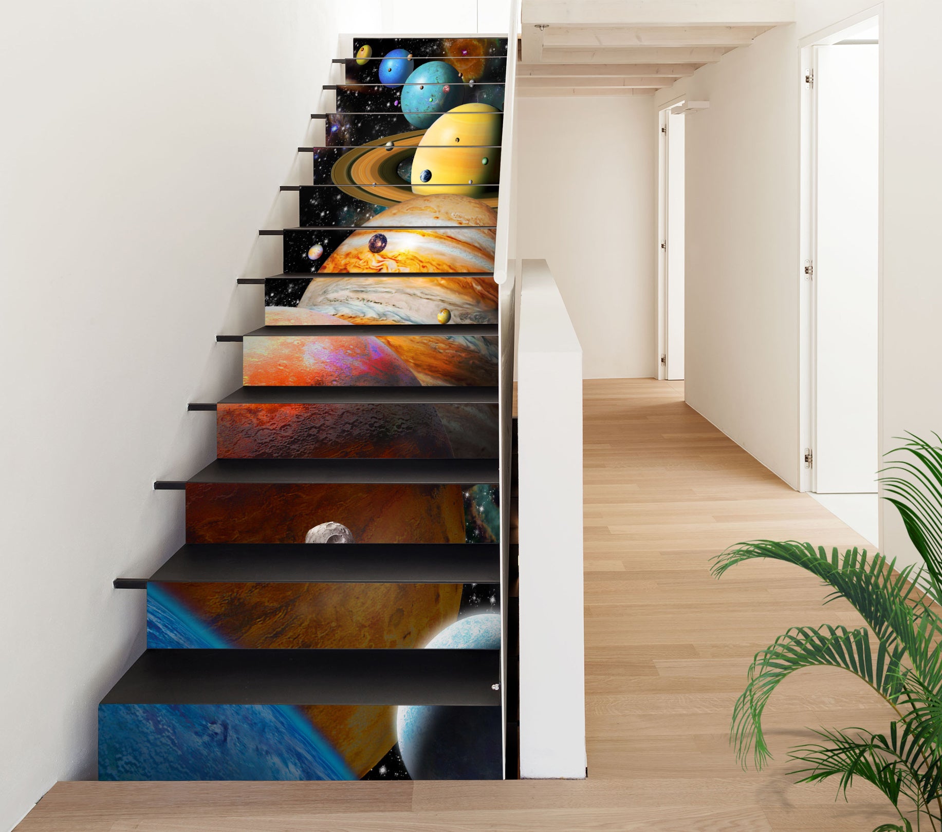 3D Various Planets 96176 Adrian Chesterman Stair Risers