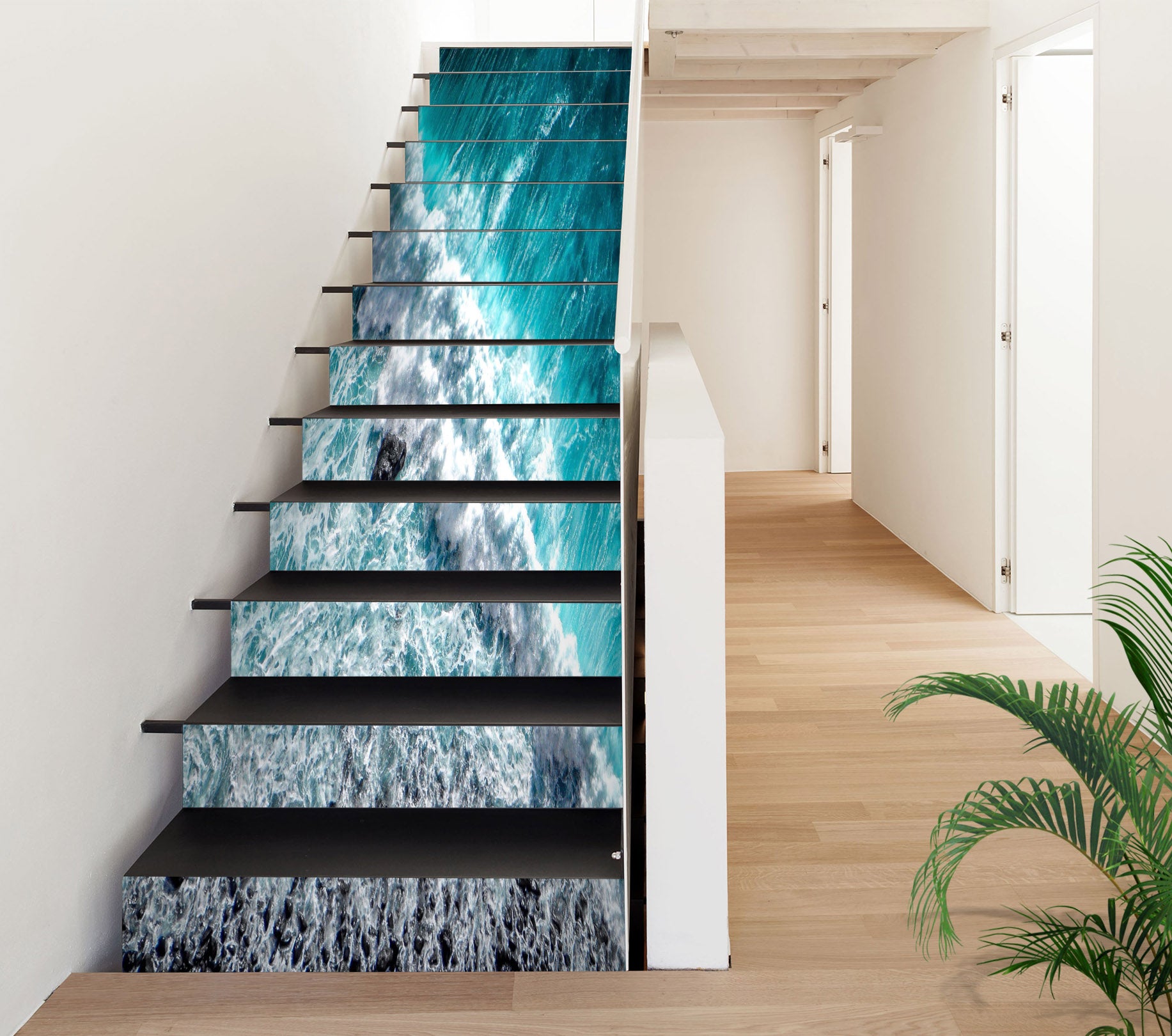 3D Expansive Sea Waves 541 Stair Risers