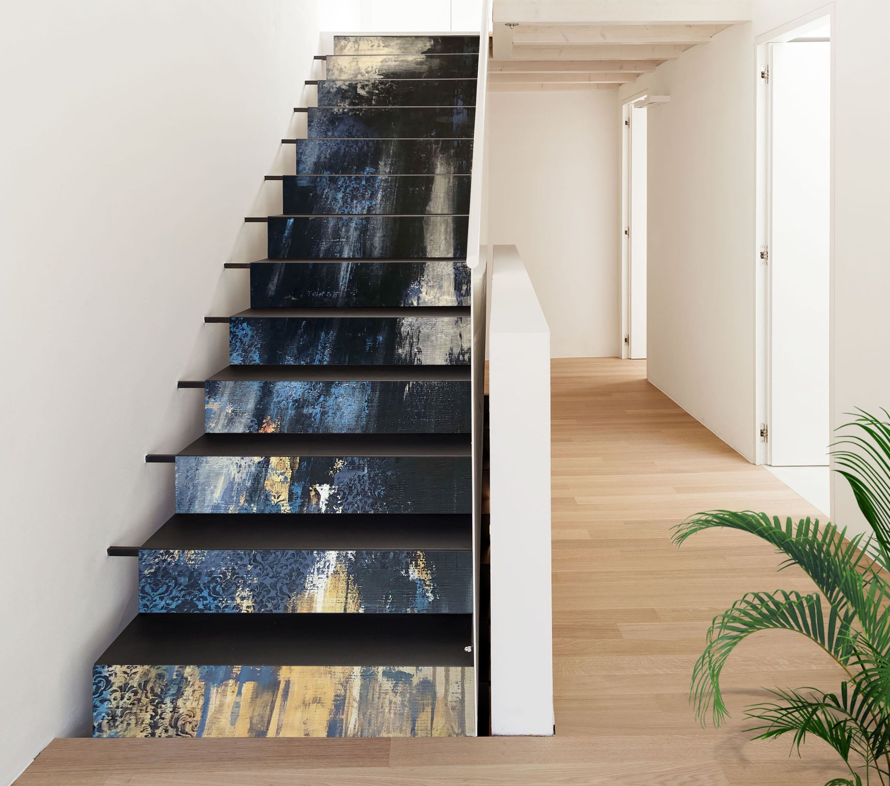 3D Ink Wash Painting 826 Skromova Marina Stair Risers