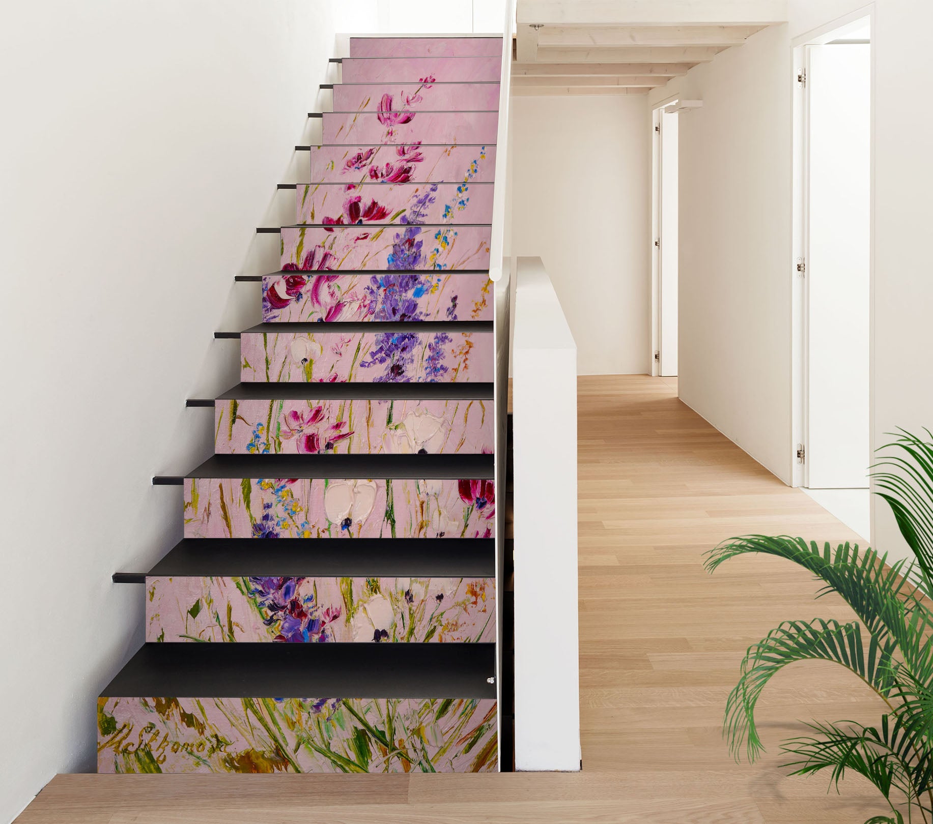 3D Lavender Flower 2171 Skromova Marina Stair Risers