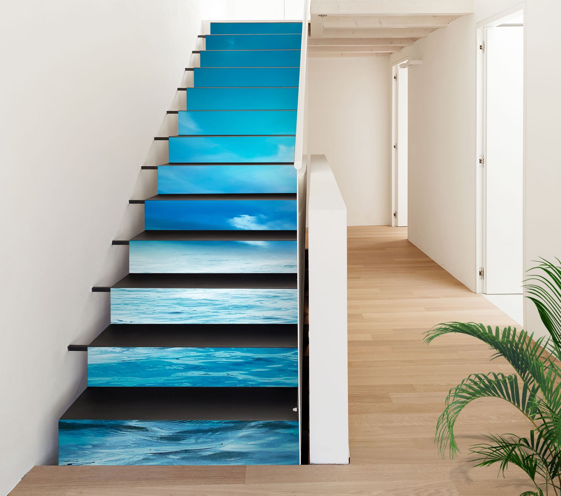 3D Blue Sea 463 Stair Risers