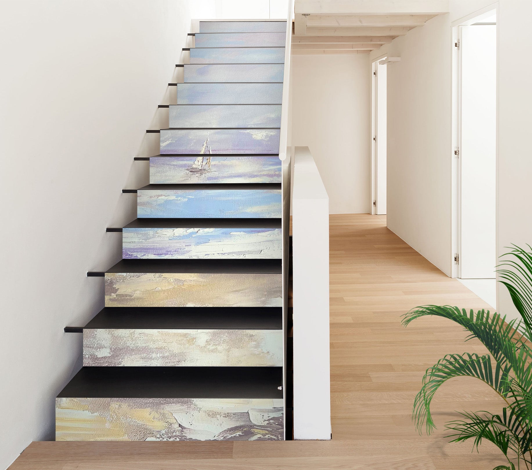 3D Ocean Painting 3918 Skromova Marina Stair Risers