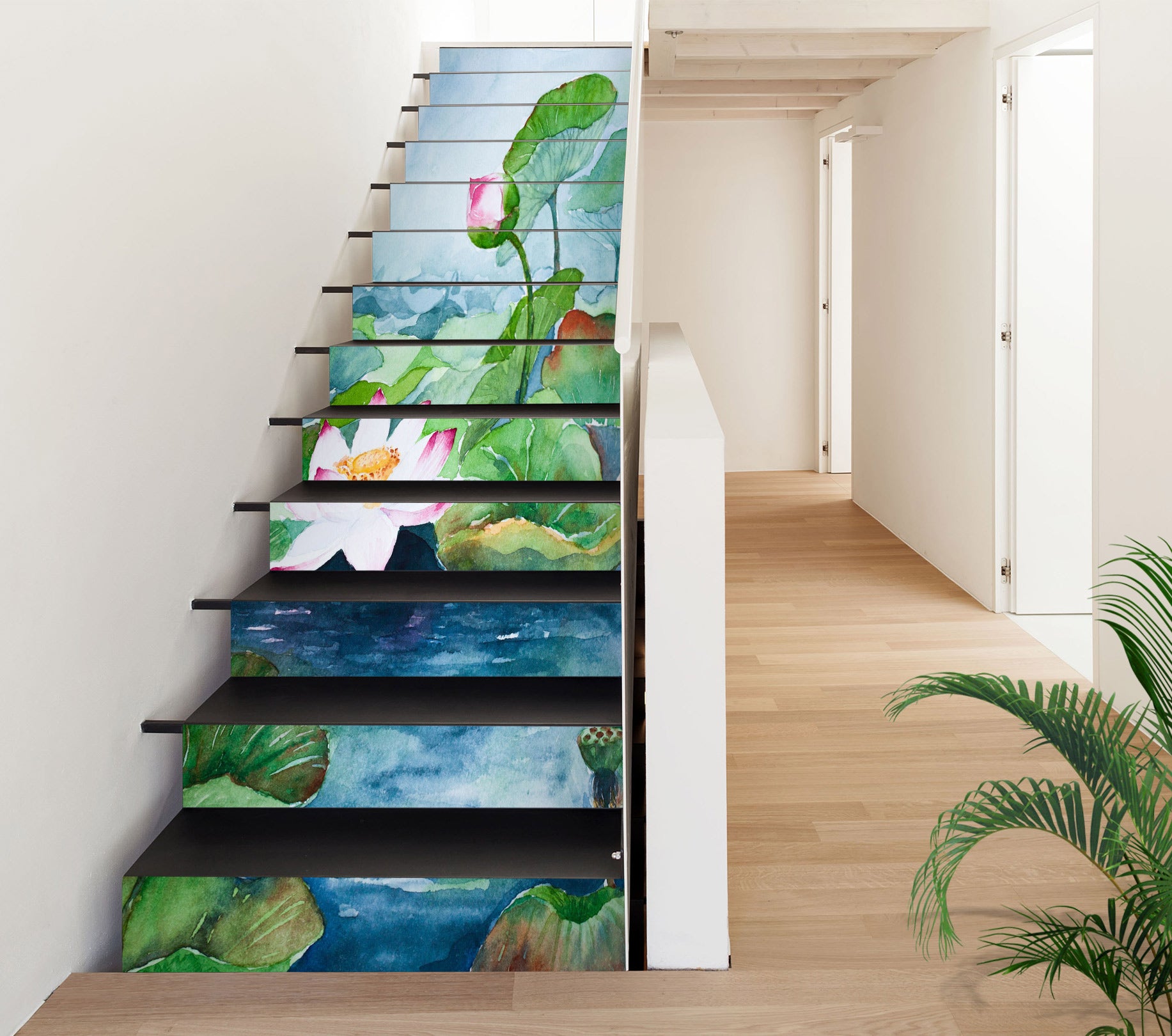 3D Lotus Leaf Lotus 428 Stair Risers