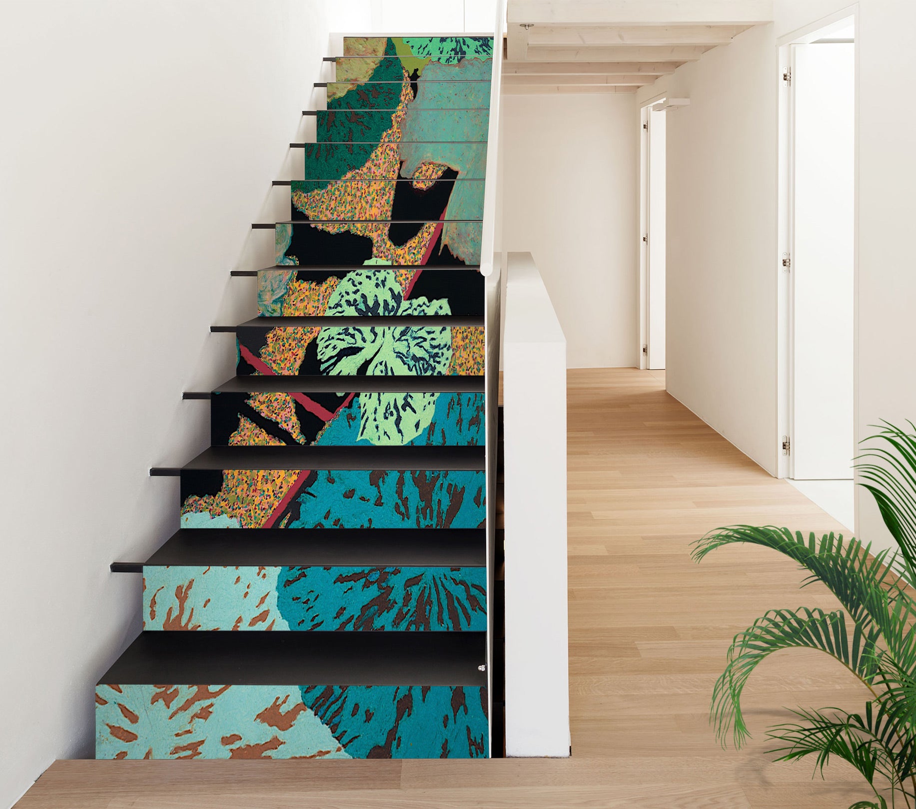 3D Leaves Texture 90134 Allan P. Friedlander Stair Risers