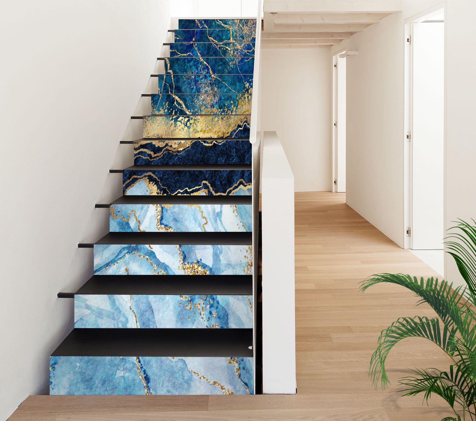 3D Four-color Star Sand 506 Stair Risers