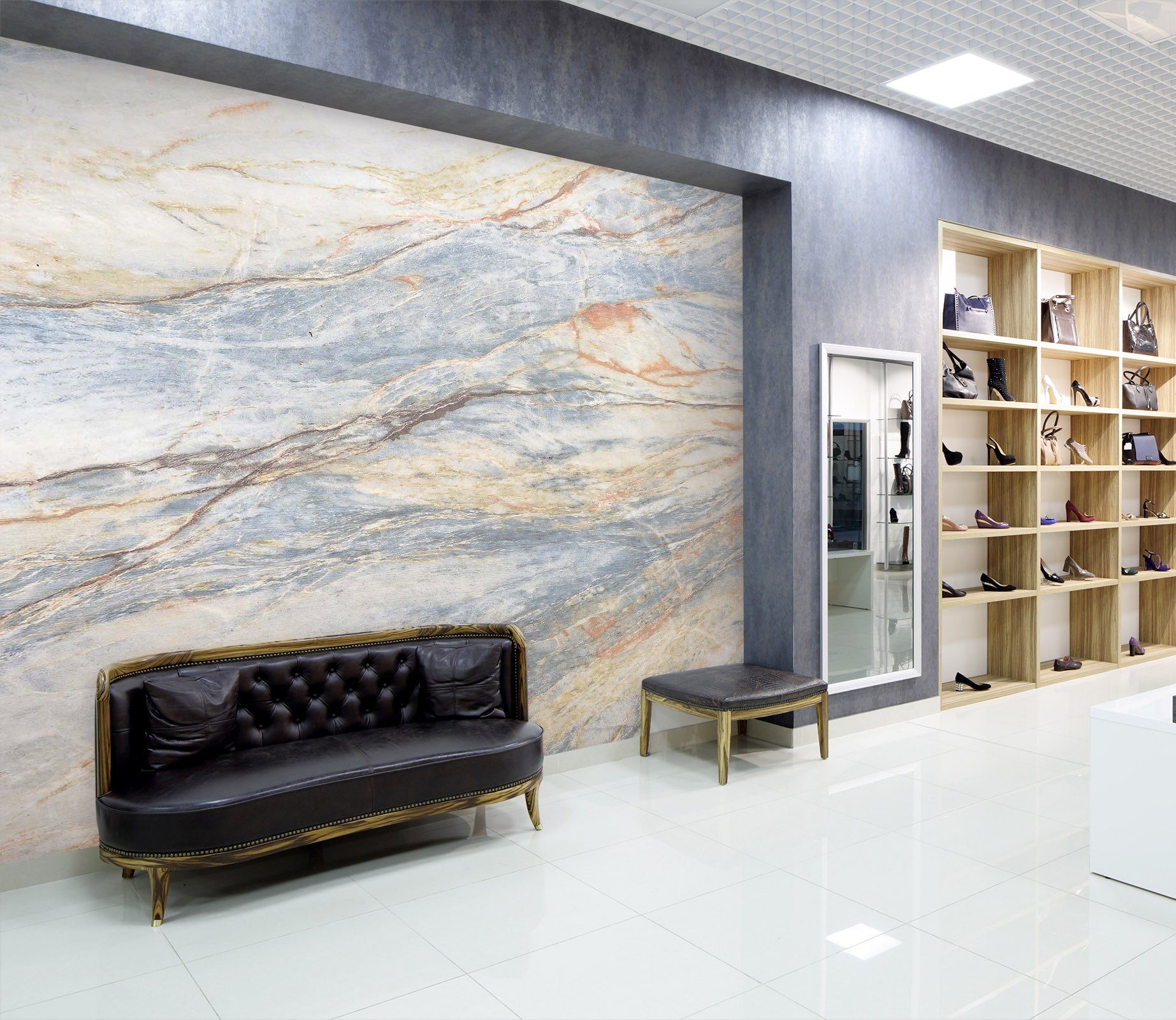 3D Line Pattern 115 Wall Murals