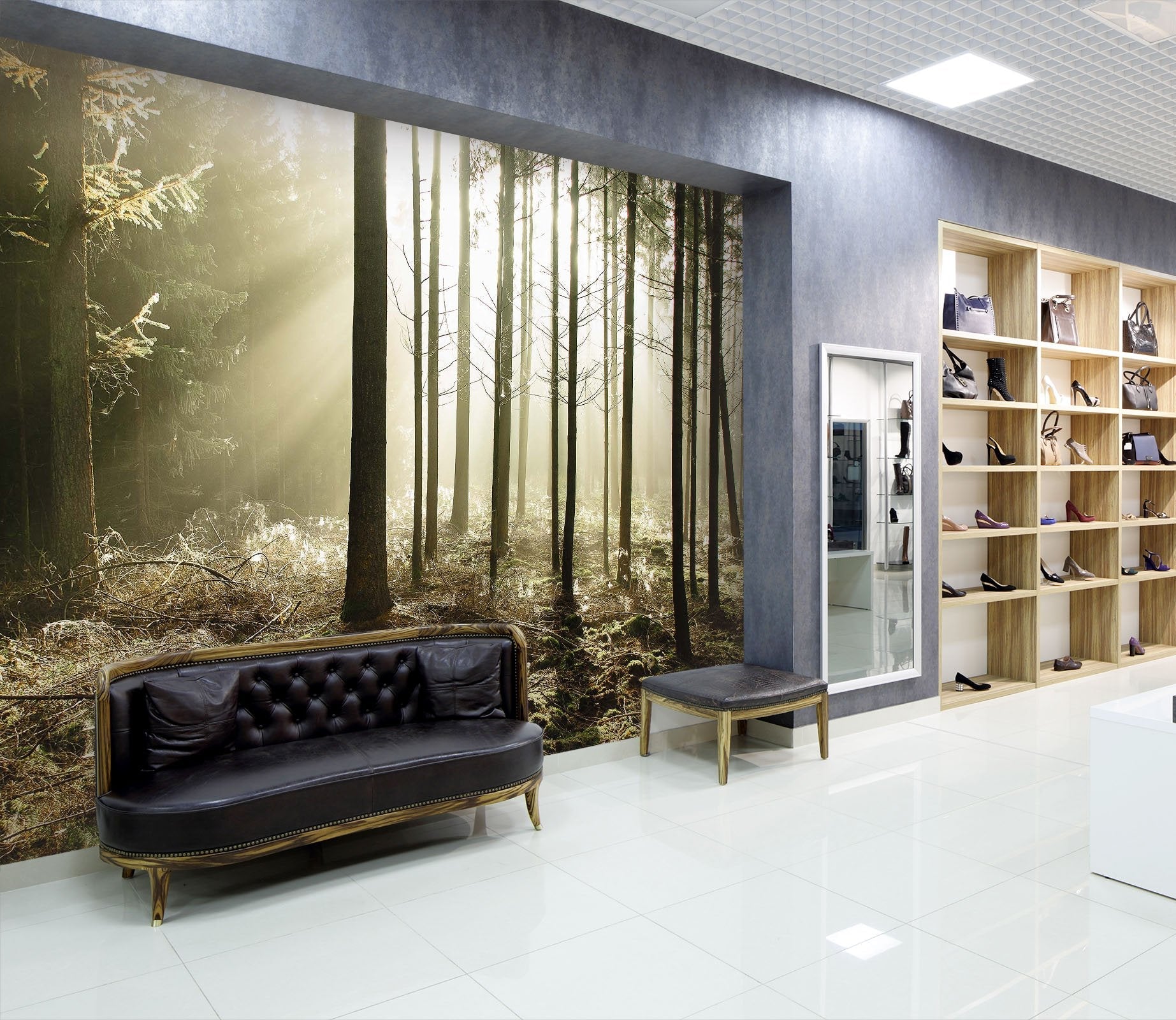 3D sunshine in the forest 24 Wall Murals Wallpaper AJ Wallpaper 2 