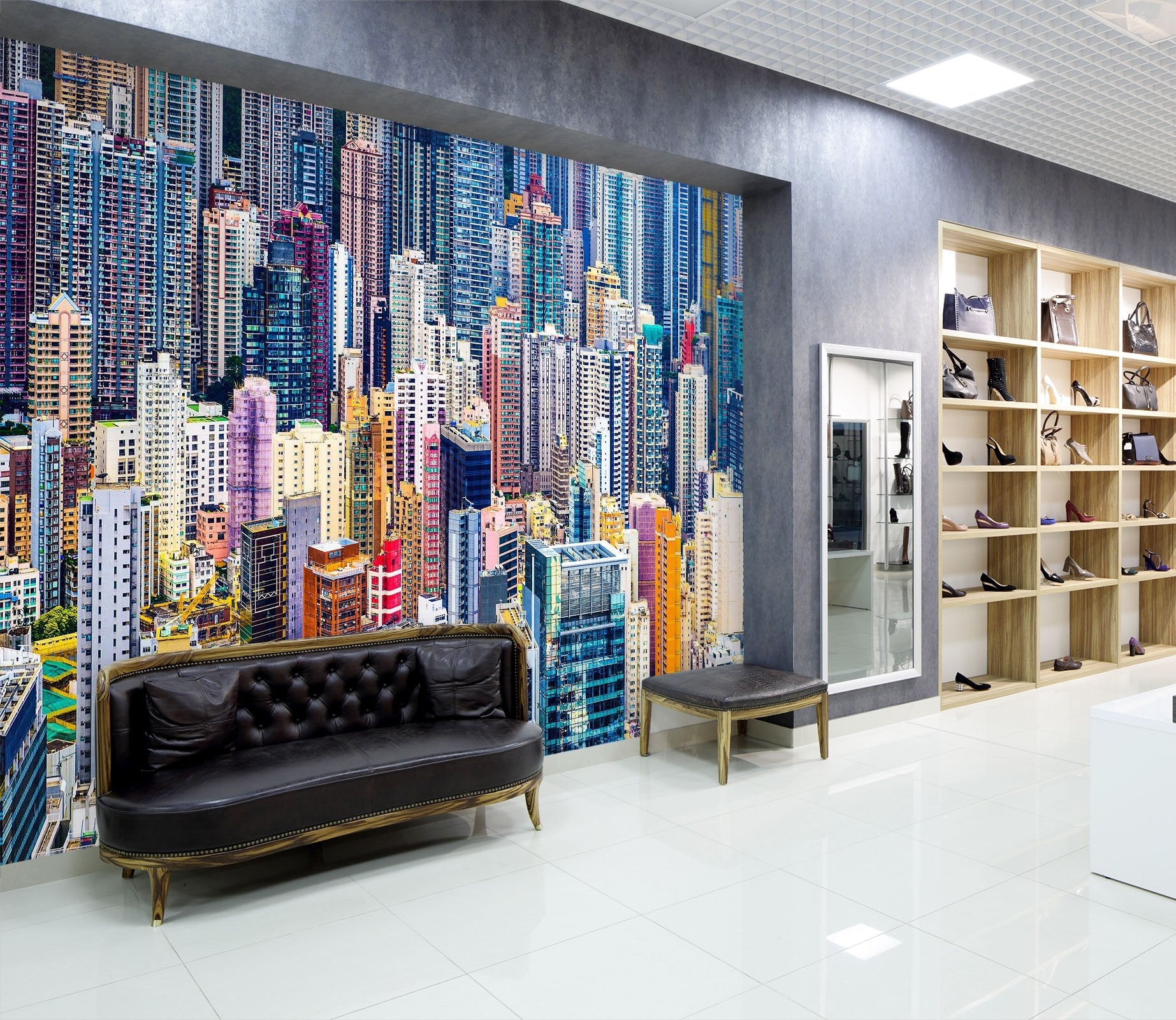 3D colorful city buildings 16 Wall Murals Wallpaper AJ Wallpaper 2 