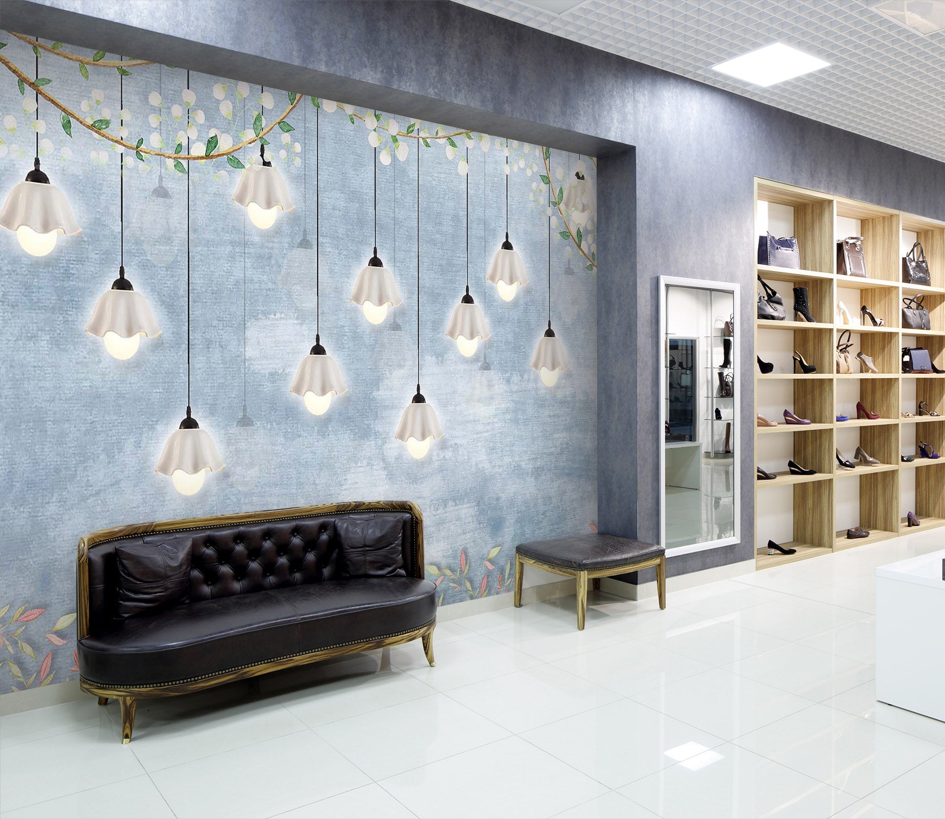 3D Flower Bulb 121 Wall Murals Wallpaper AJ Wallpaper 2 