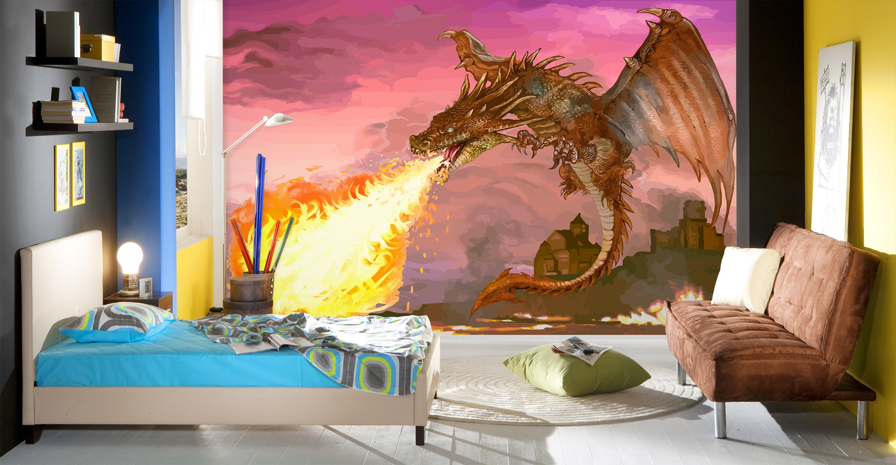 3D Dragon Spitfire 57140 Wall Murals