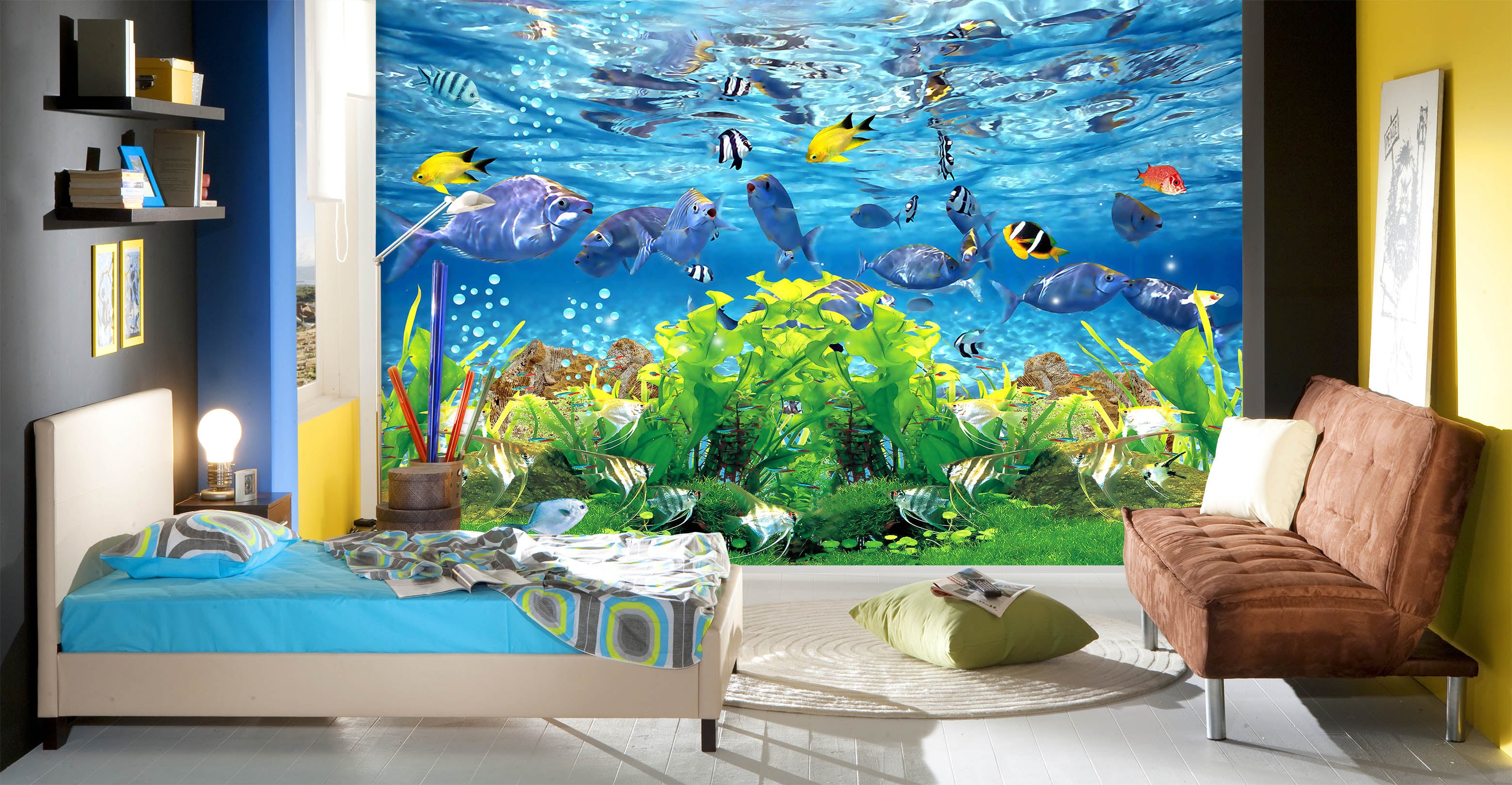 3D Underwater Games 1624 Wall Murals