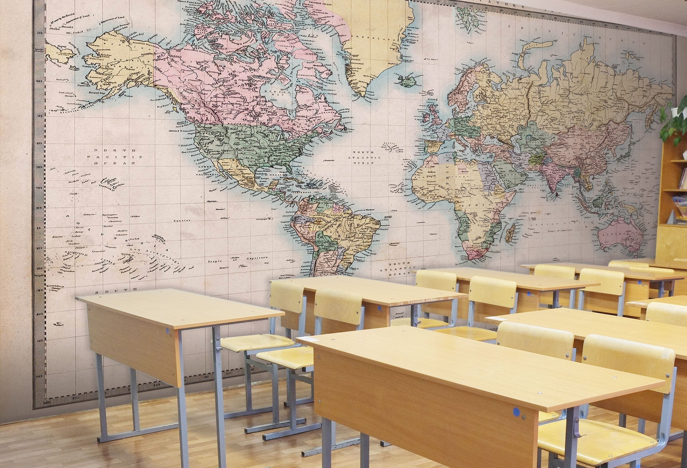 3D world map 49 Wall Murals Wallpaper AJ Wallpaper 2 