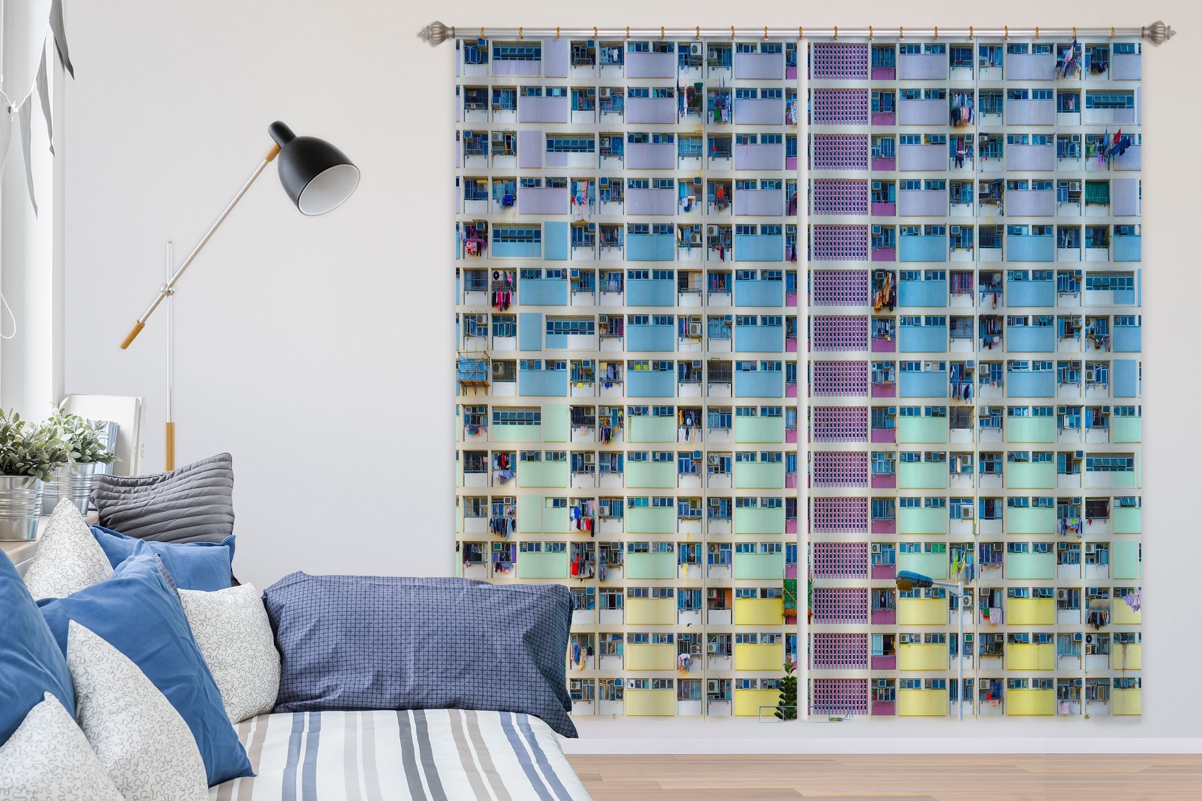 3D Residential Building 107 Marco Carmassi Curtain Curtains Drapes