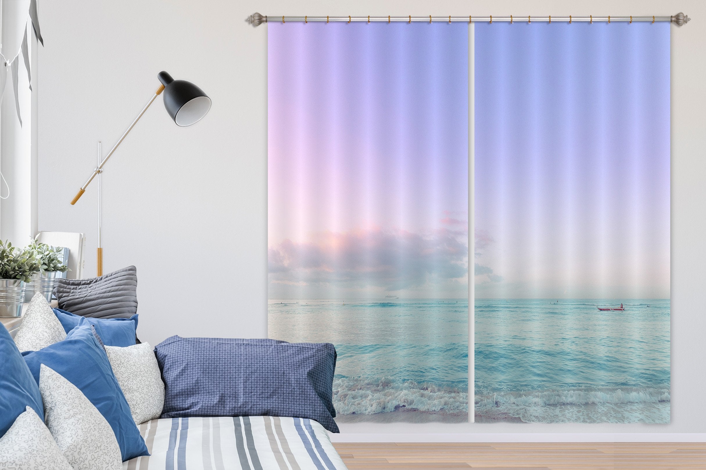 3D Beautiful Sky 053 Noirblanc777 Curtain Curtains Drapes Wallpaper AJ Wallpaper 