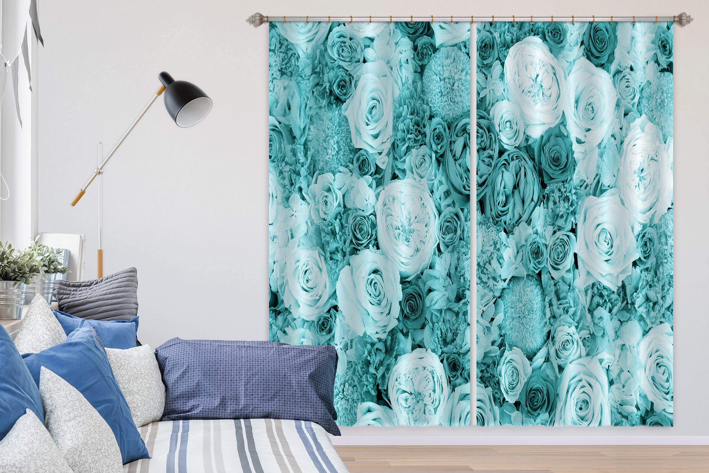 3D Garden 045 Noirblanc777 Curtain Curtains Drapes