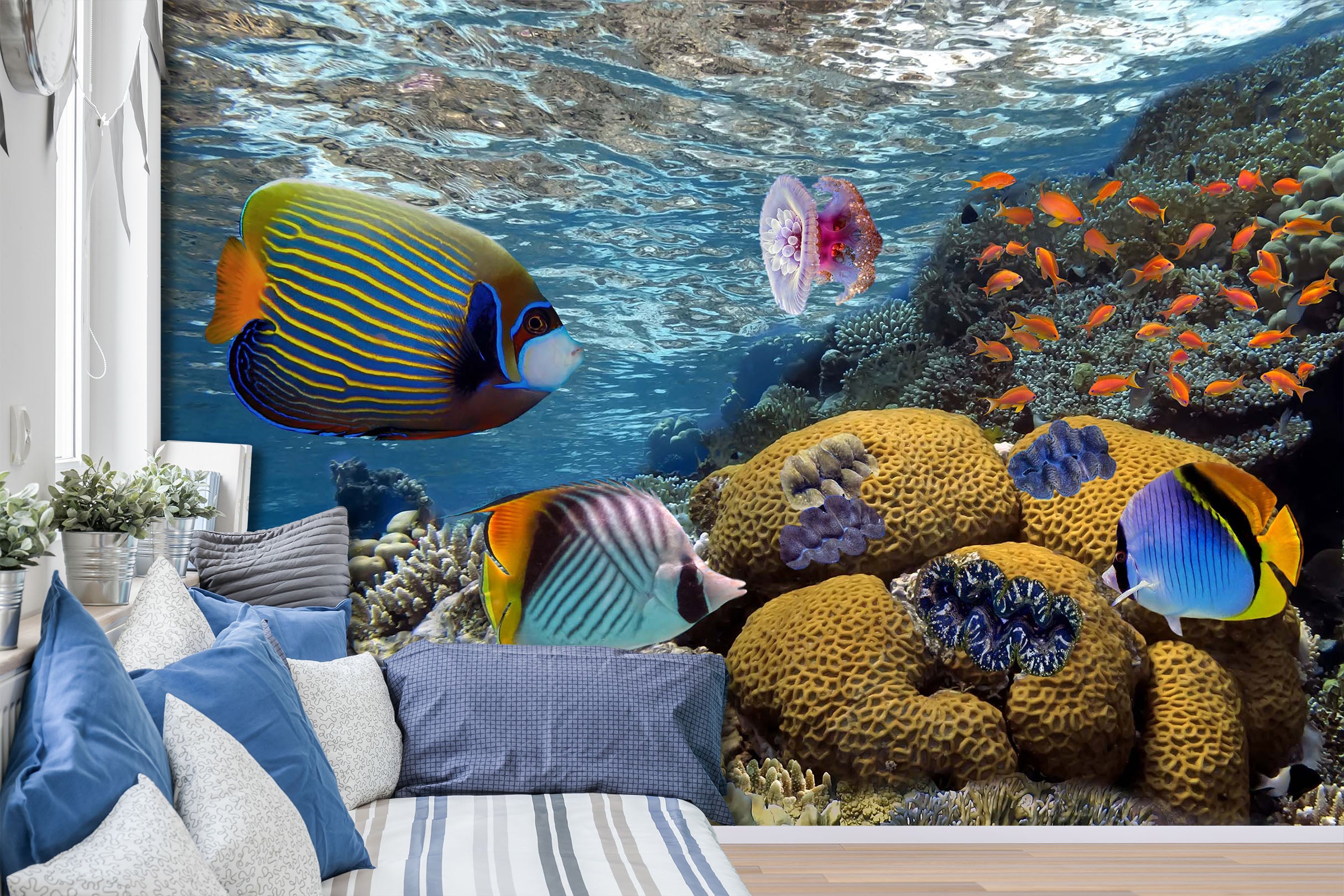 3D Undersea Fish 1459 Wall Murals