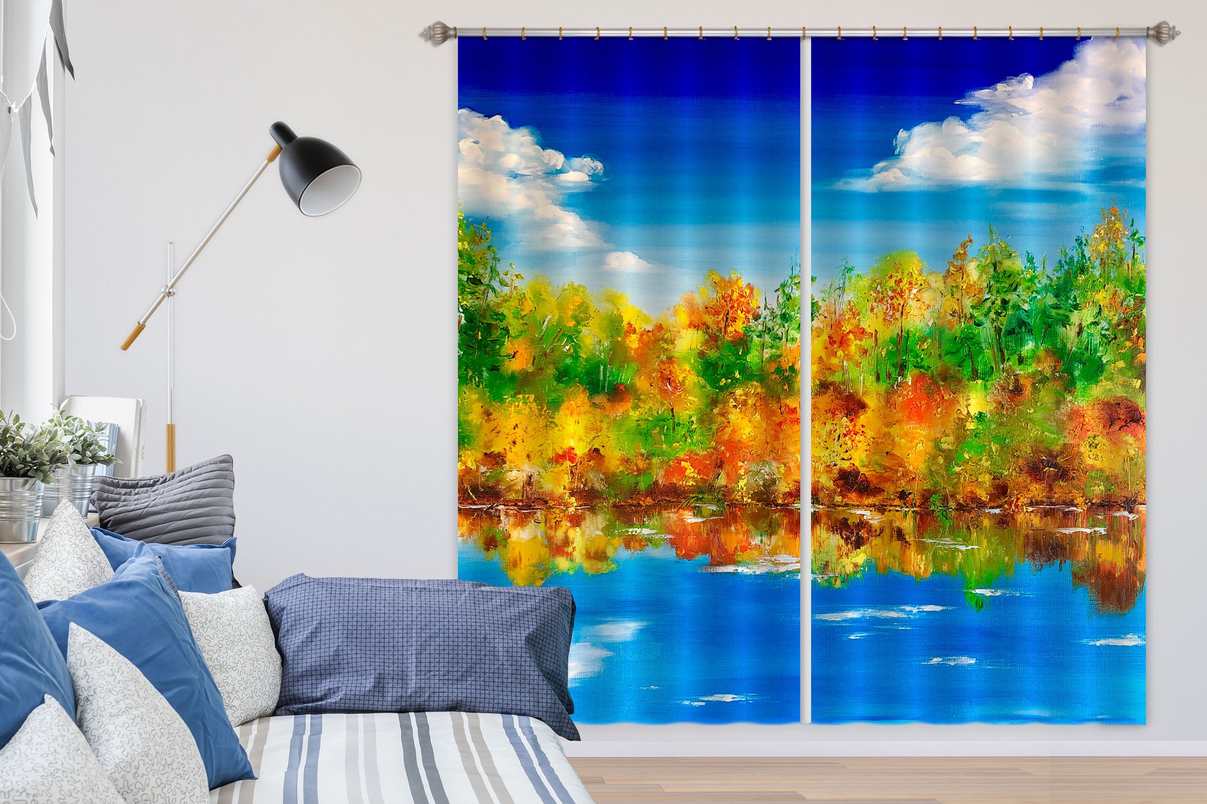 3D Oil Painting Landscape 2386 Skromova Marina Curtain Curtains Drapes