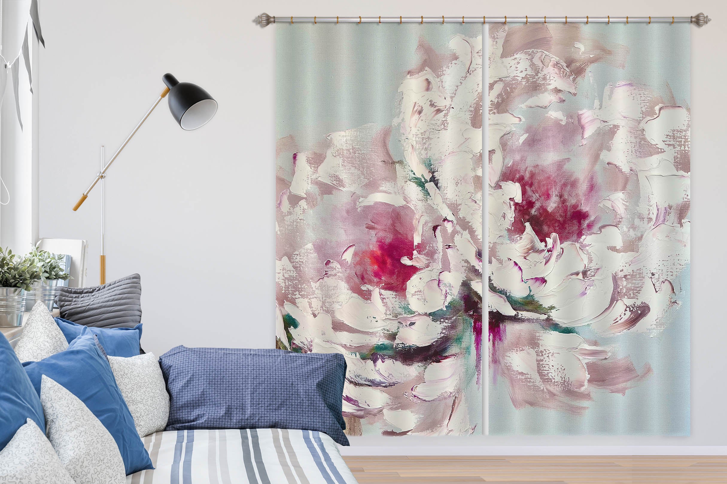 3D Decorative Flower 3032 Skromova Marina Curtain Curtains Drapes