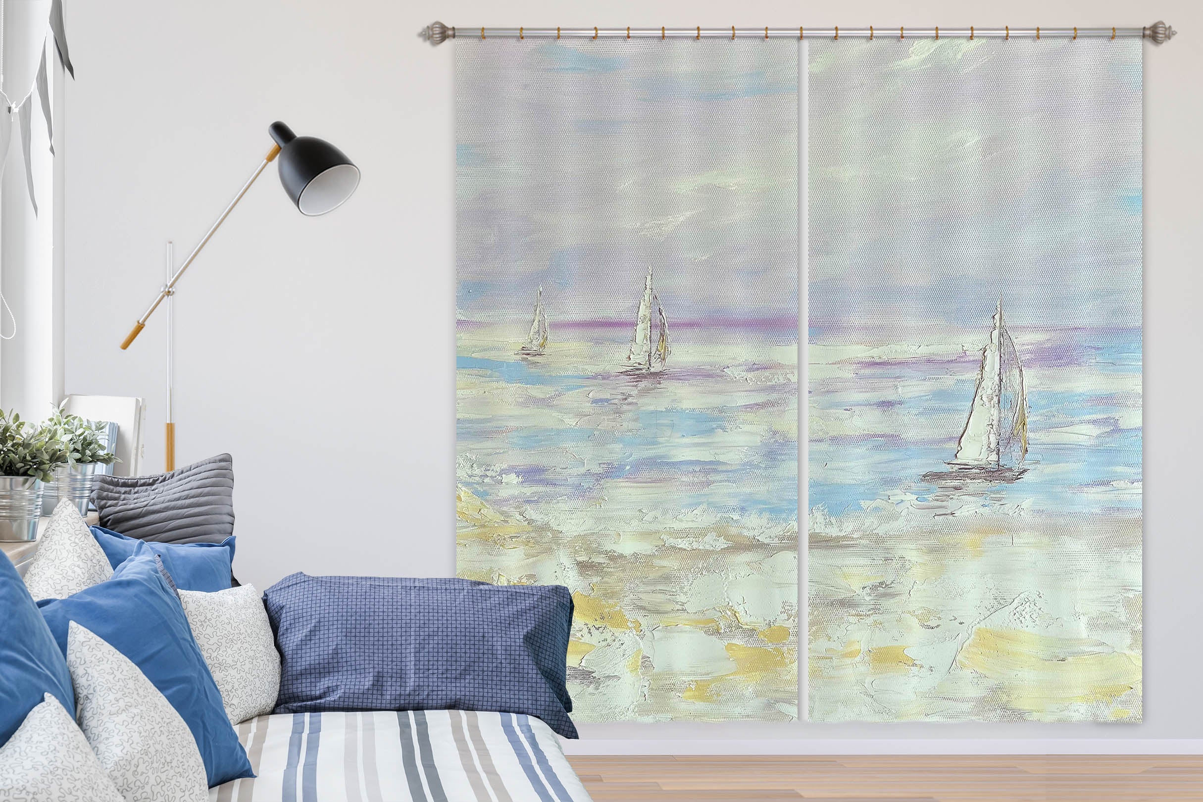 3D Painted Ocean 3004 Skromova Marina Curtain Curtains Drapes