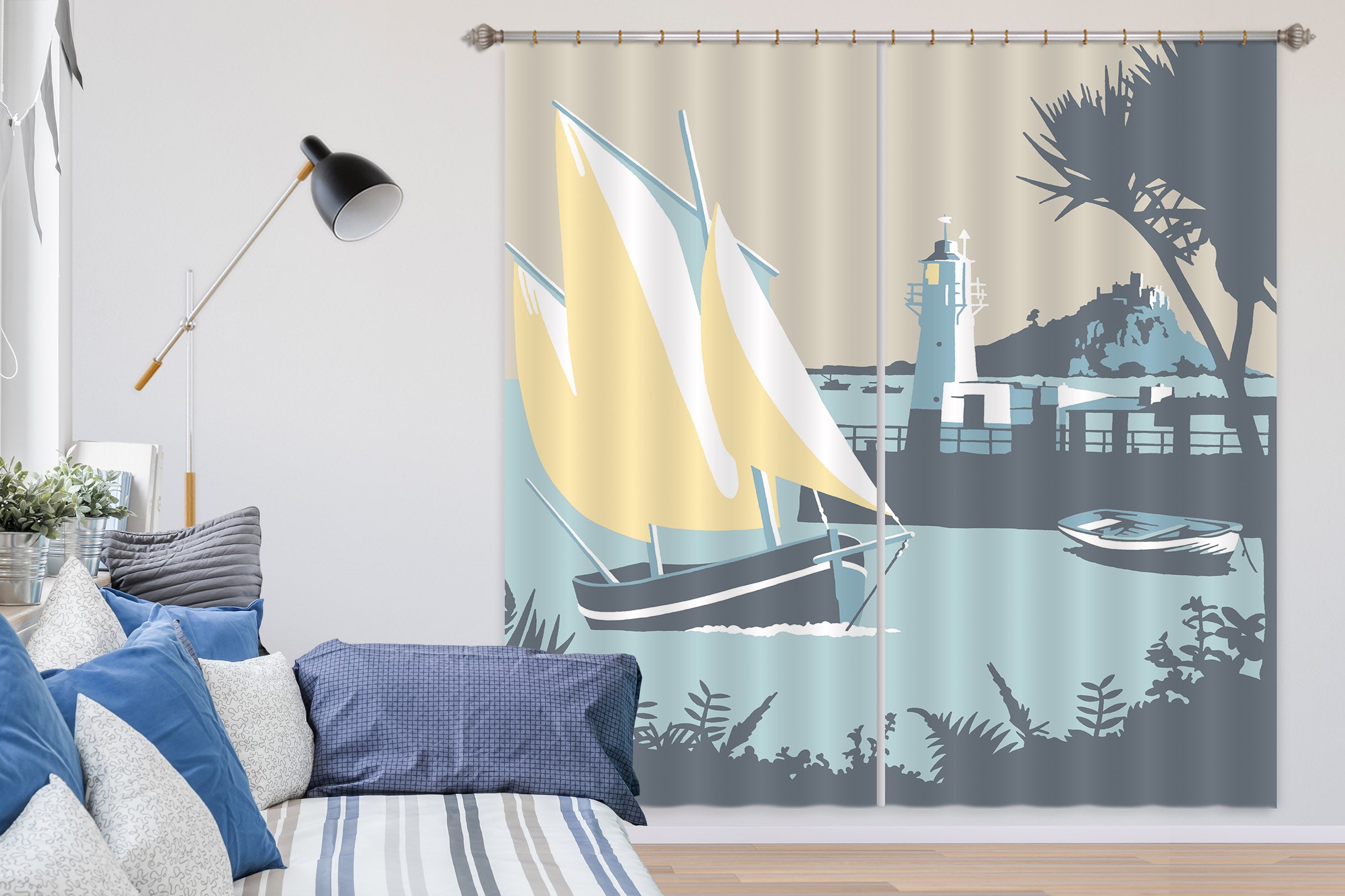 3D Newlyn 125 Steve Read Curtain Curtains Drapes