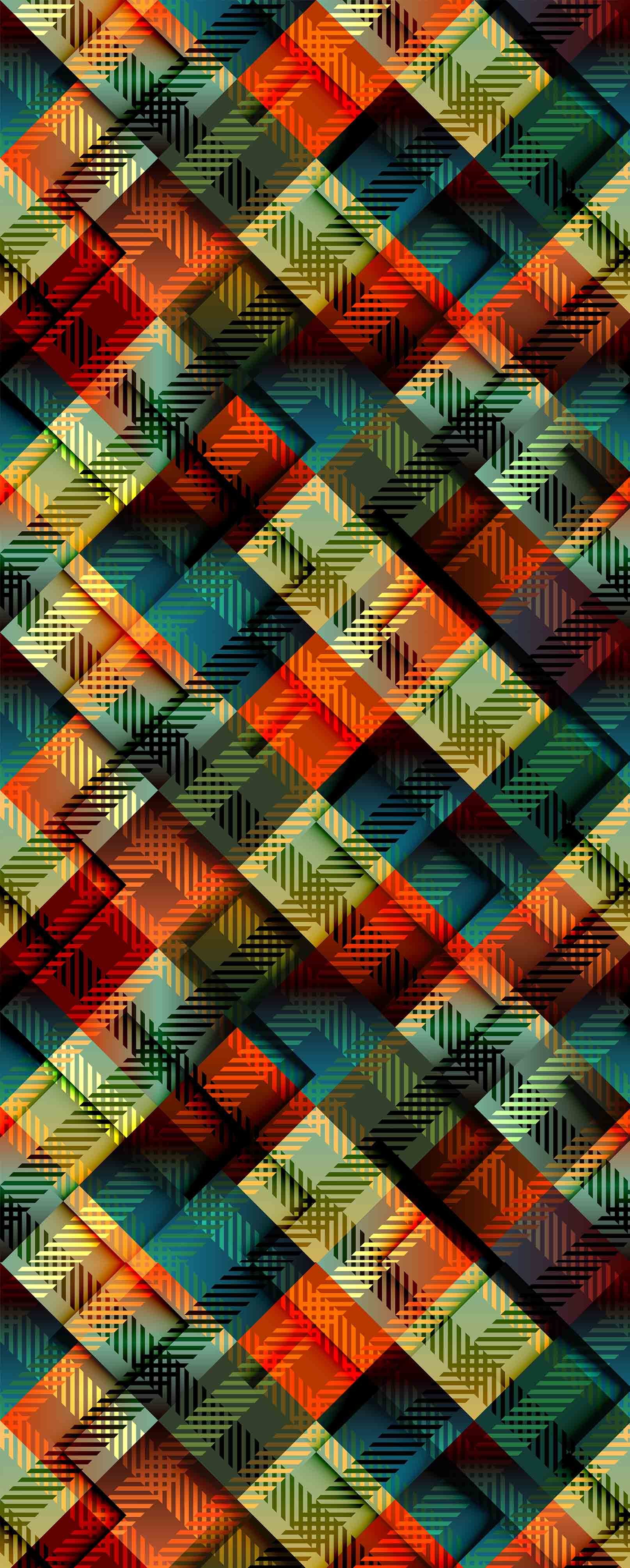 3D Color Oblique Lattice 1014 Stair Risers Wallpaper AJ Wallpaper 