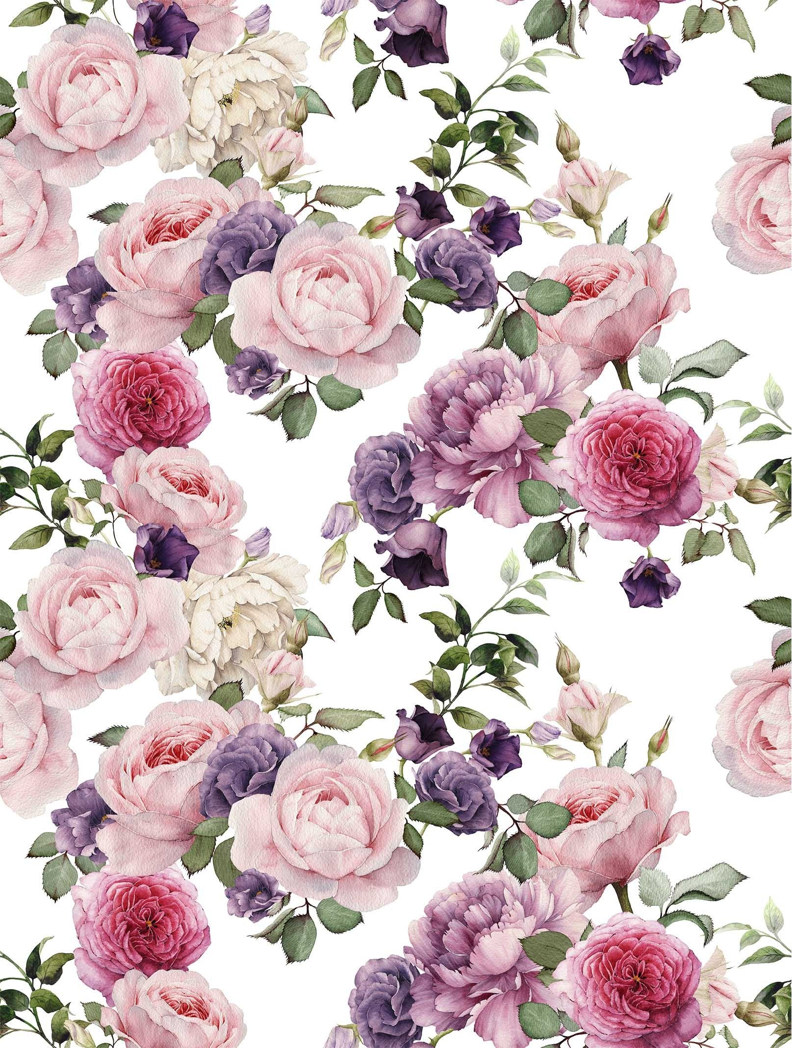 3D Camellia Flowers 1160 Stair Risers Wallpaper AJ Wallpaper 