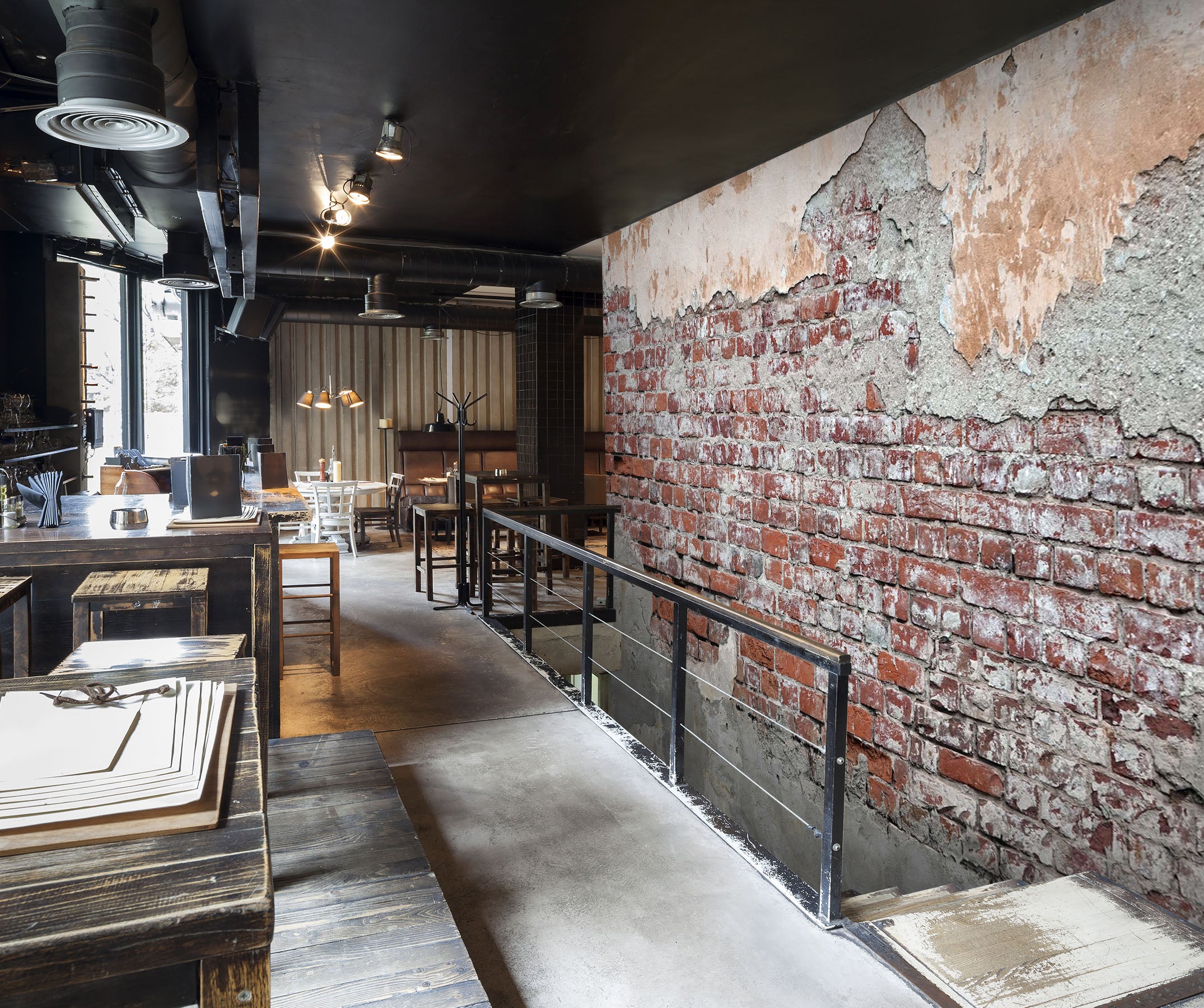 3D Bricks 1921 Wall Murals