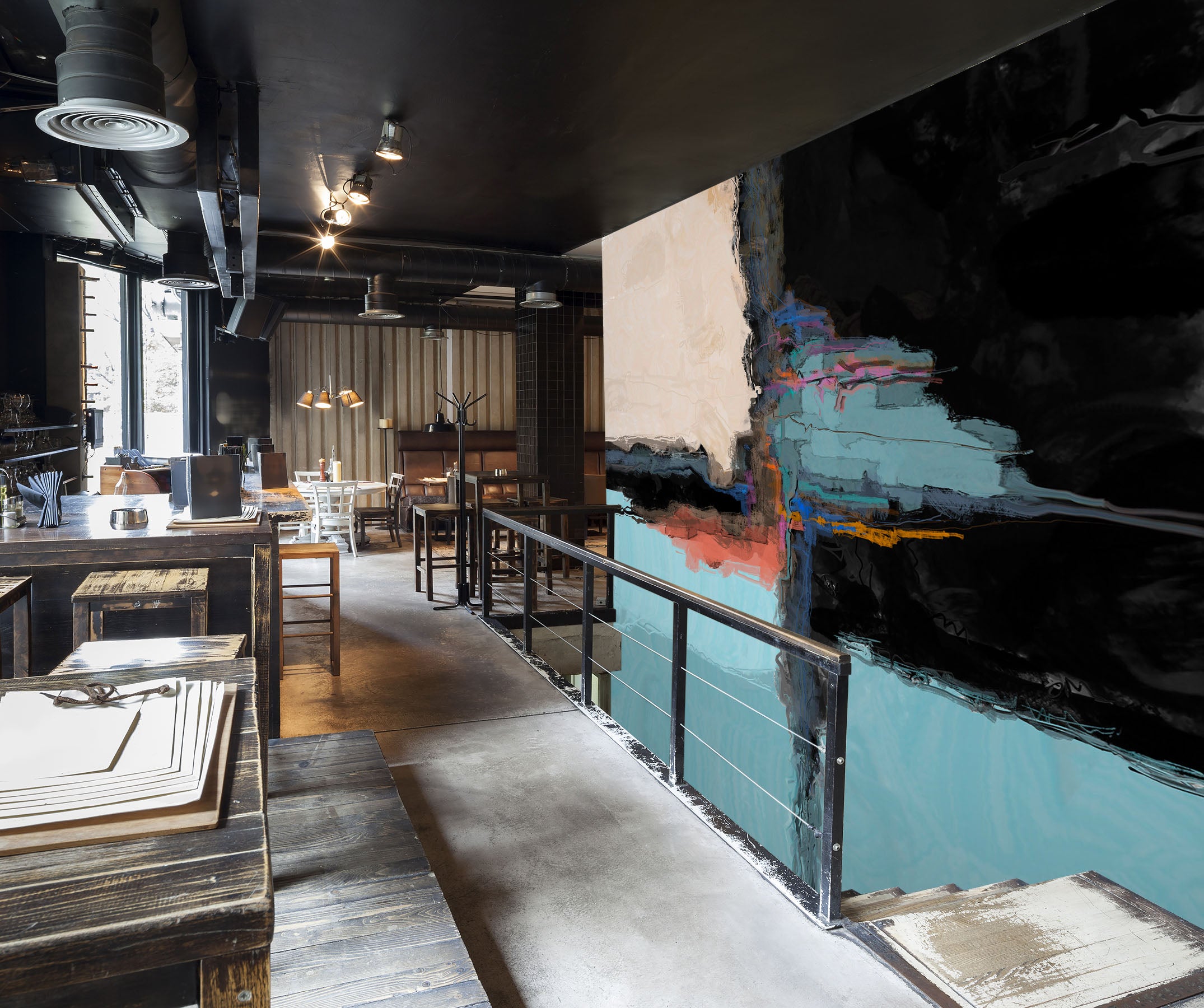 3D Map Graffiti 1399 Michael Tienhaara Wall Mural Wall Murals