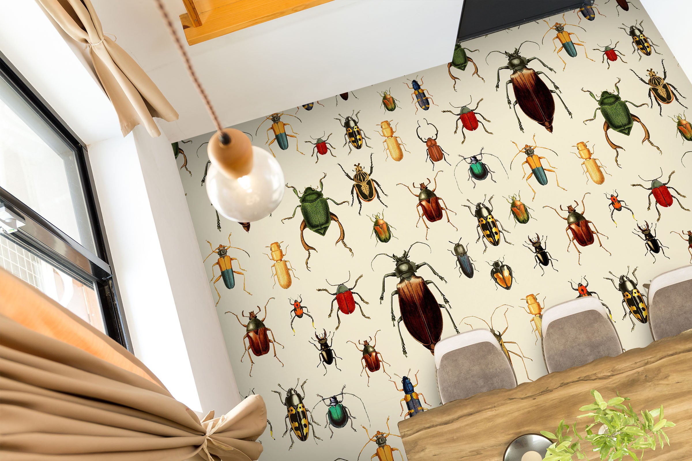 3D Colorful Insects 99224 Uta Naumann Floor Mural  Wallpaper Murals Self-Adhesive Removable Print Epoxy