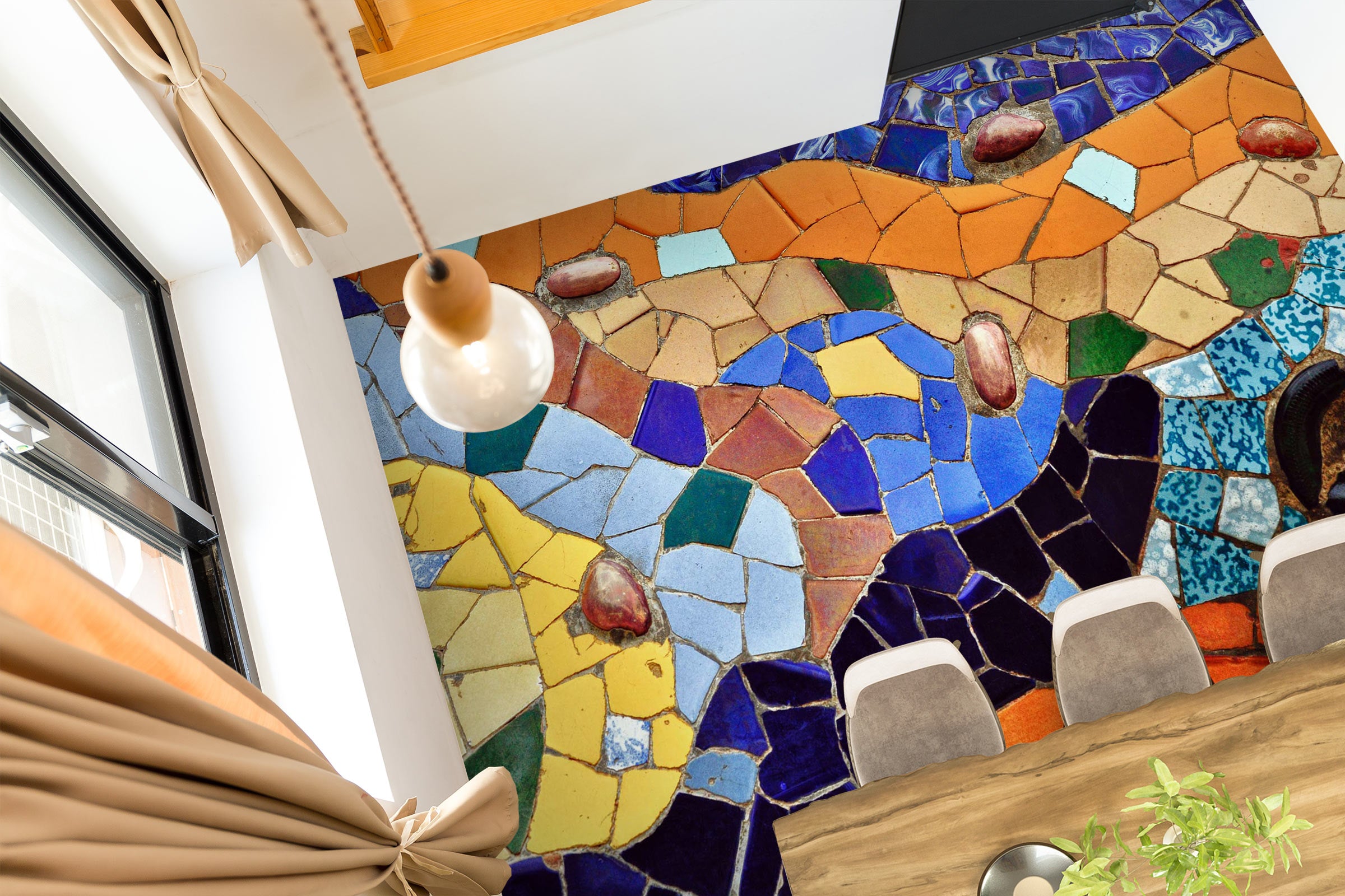 3D Colored Fragments 1307 Floor Mural  Wallpaper Murals Self-Adhesive Removable Print Epoxy