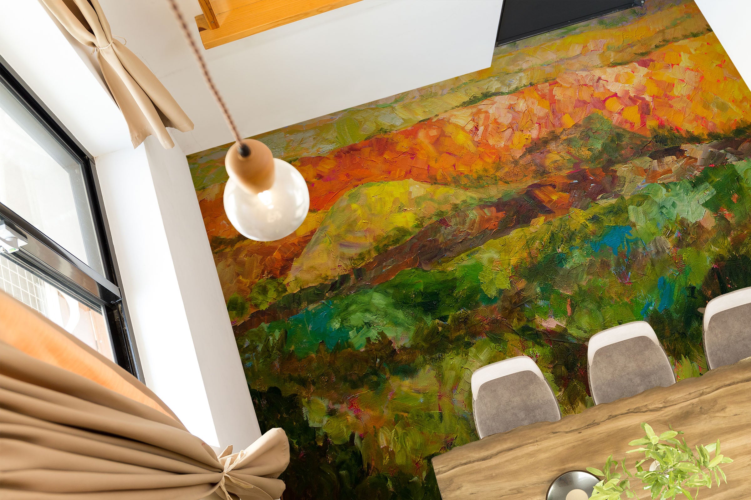 3D Grass Oil Painting 9934 Allan P. Friedlander Floor Mural  Wallpaper Murals Self-Adhesive Removable Print Epoxy