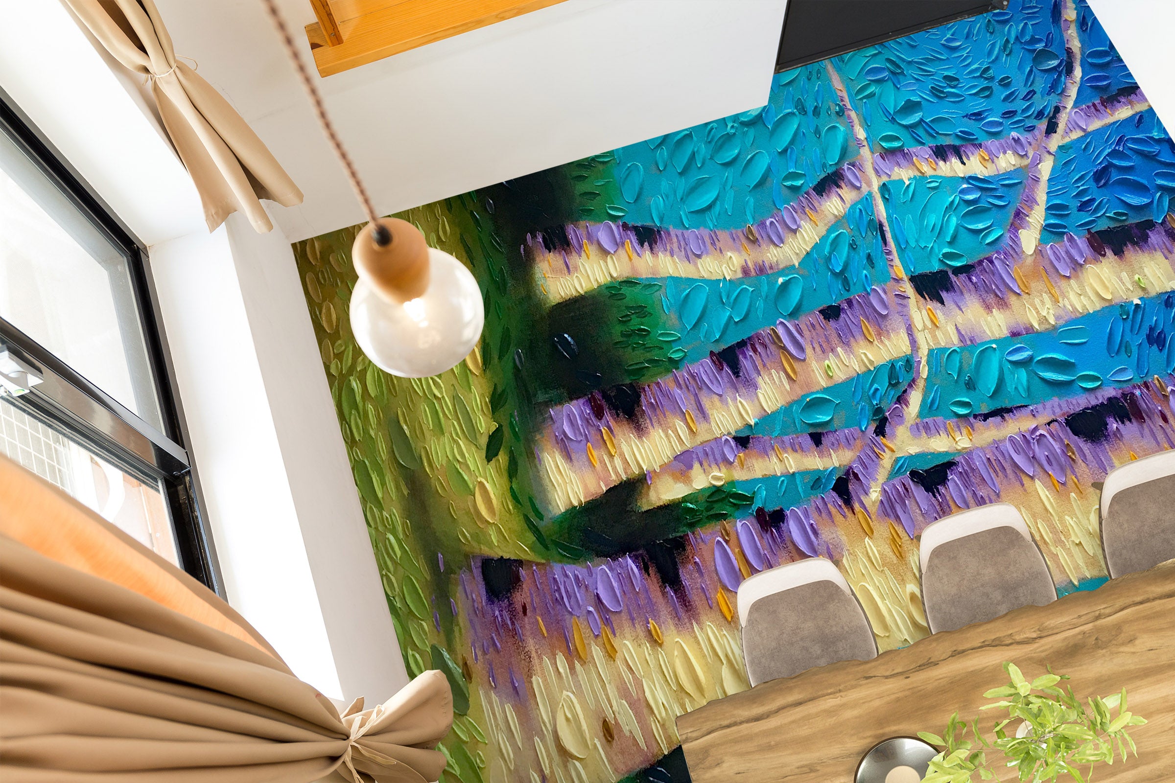 3D Forest Grass 102181 Dena Tollefson Floor Mural  Wallpaper Murals Self-Adhesive Removable Print Epoxy
