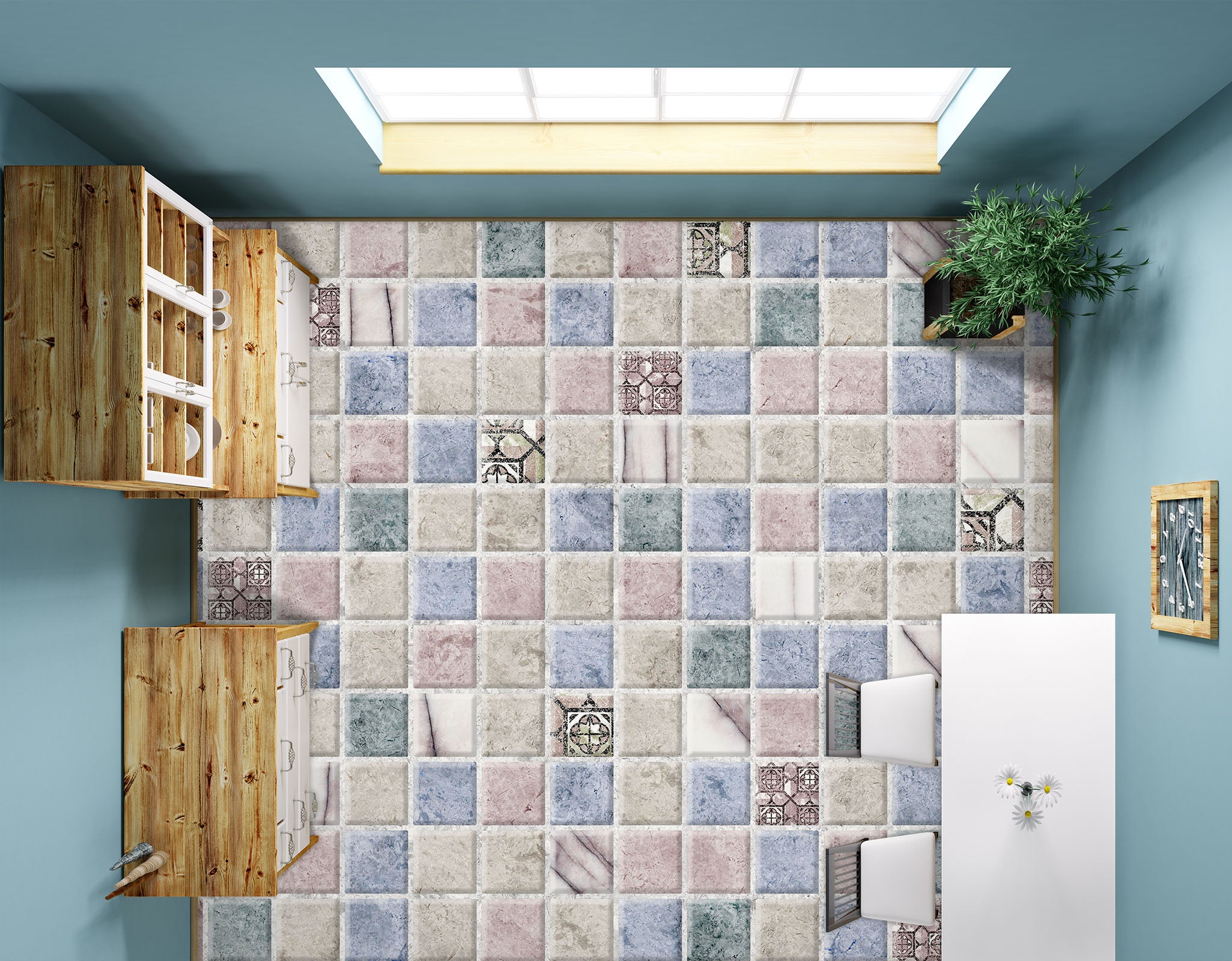 3D Gentle Artistic Colors 954 Floor Mural  Wallpaper Murals Rug & Mat Print Epoxy waterproof bath floor