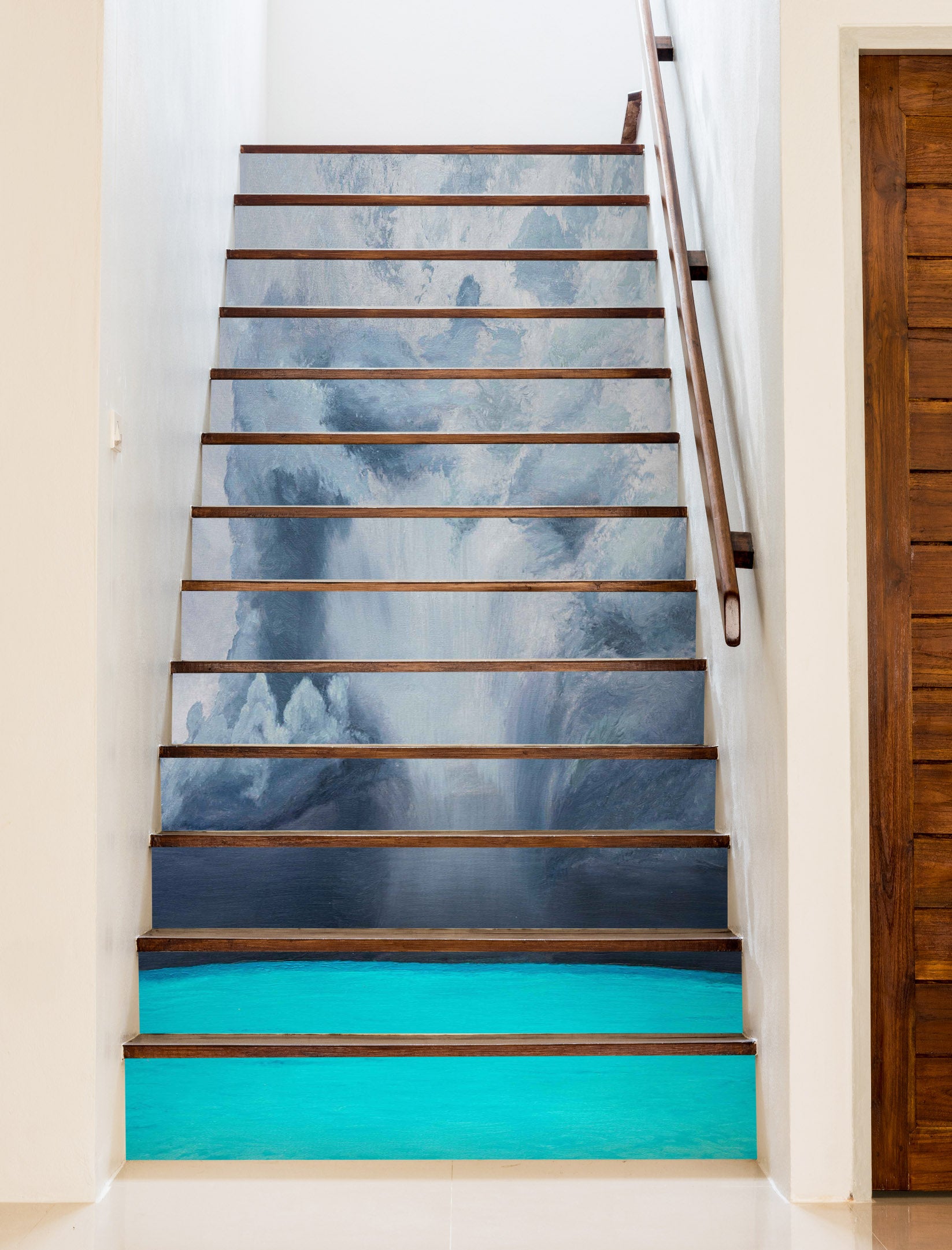 3D Waterfall Pool 8825 Marina Zotova Stair Risers