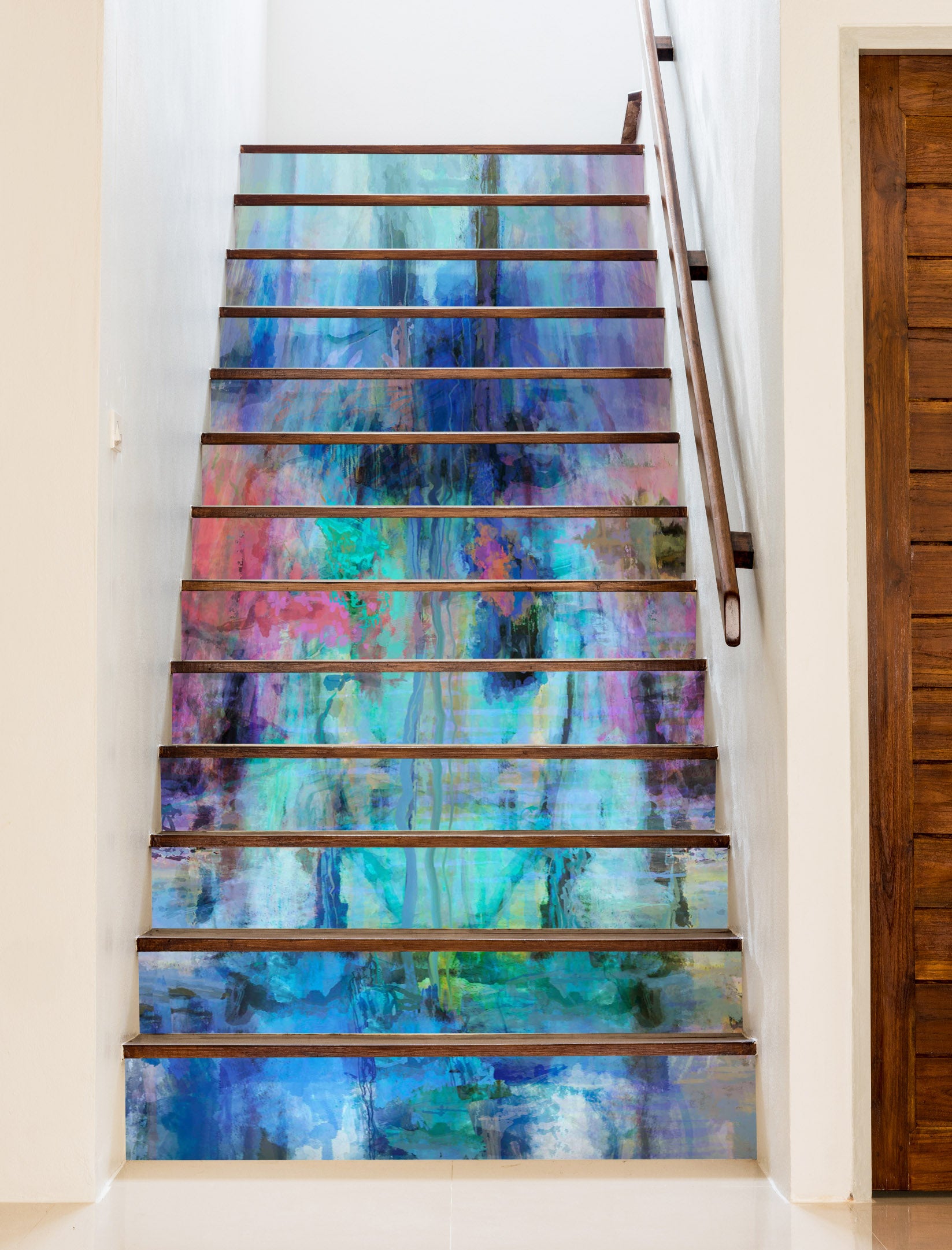 3D Watercolor Texture 104199 Michael Tienhaara Stair Risers